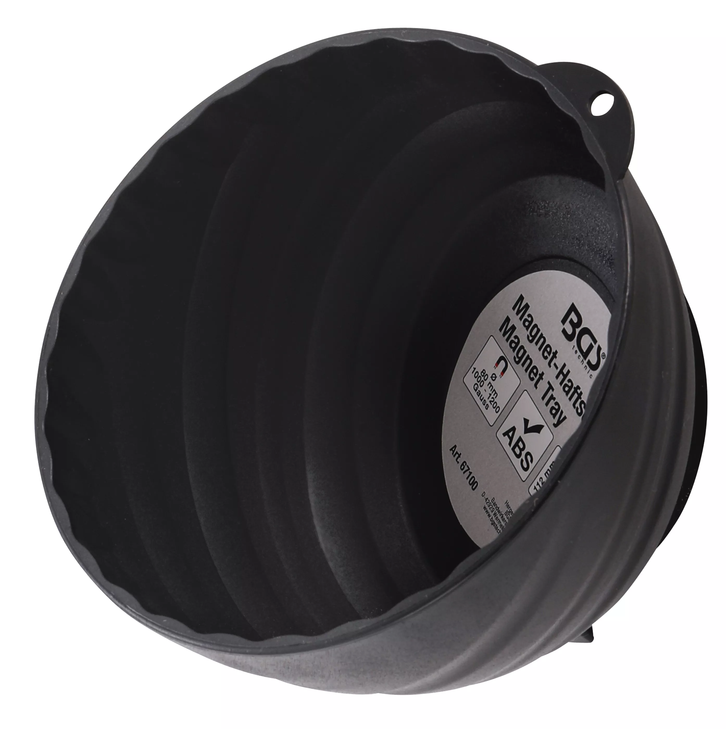 Cărucior atelier şi accesorii - Tava magnetica | Margine extra inalta | o 145 mm