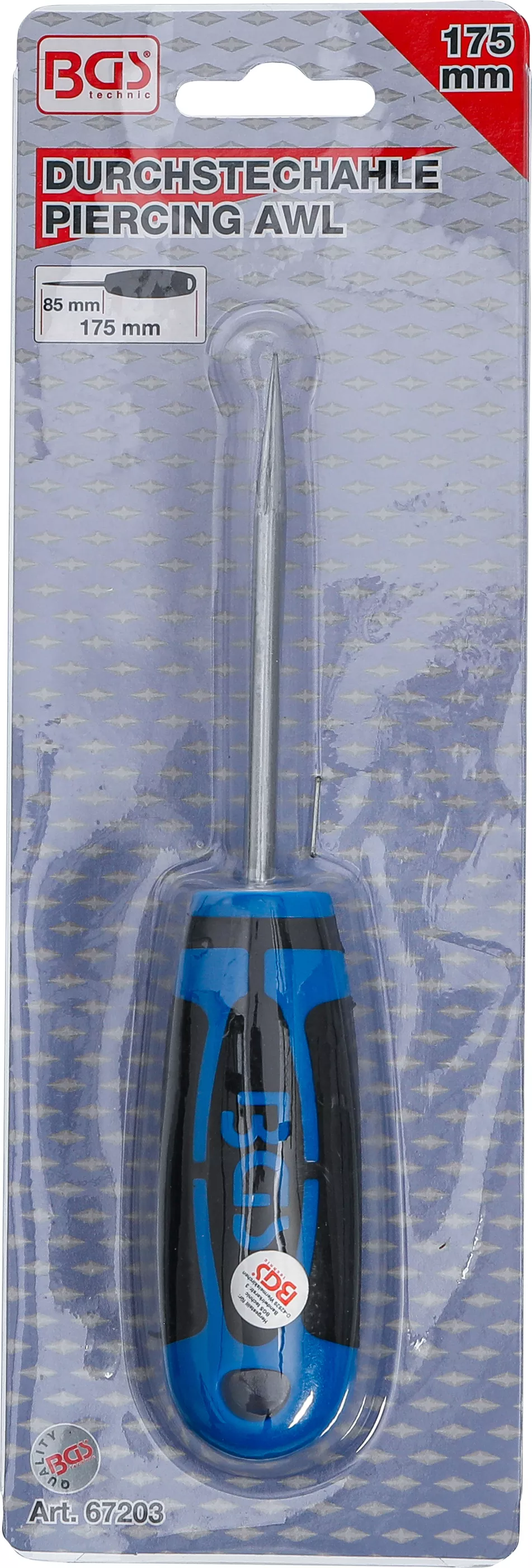Tija cu varf pentru extragere geamuri | 175 mm [3]