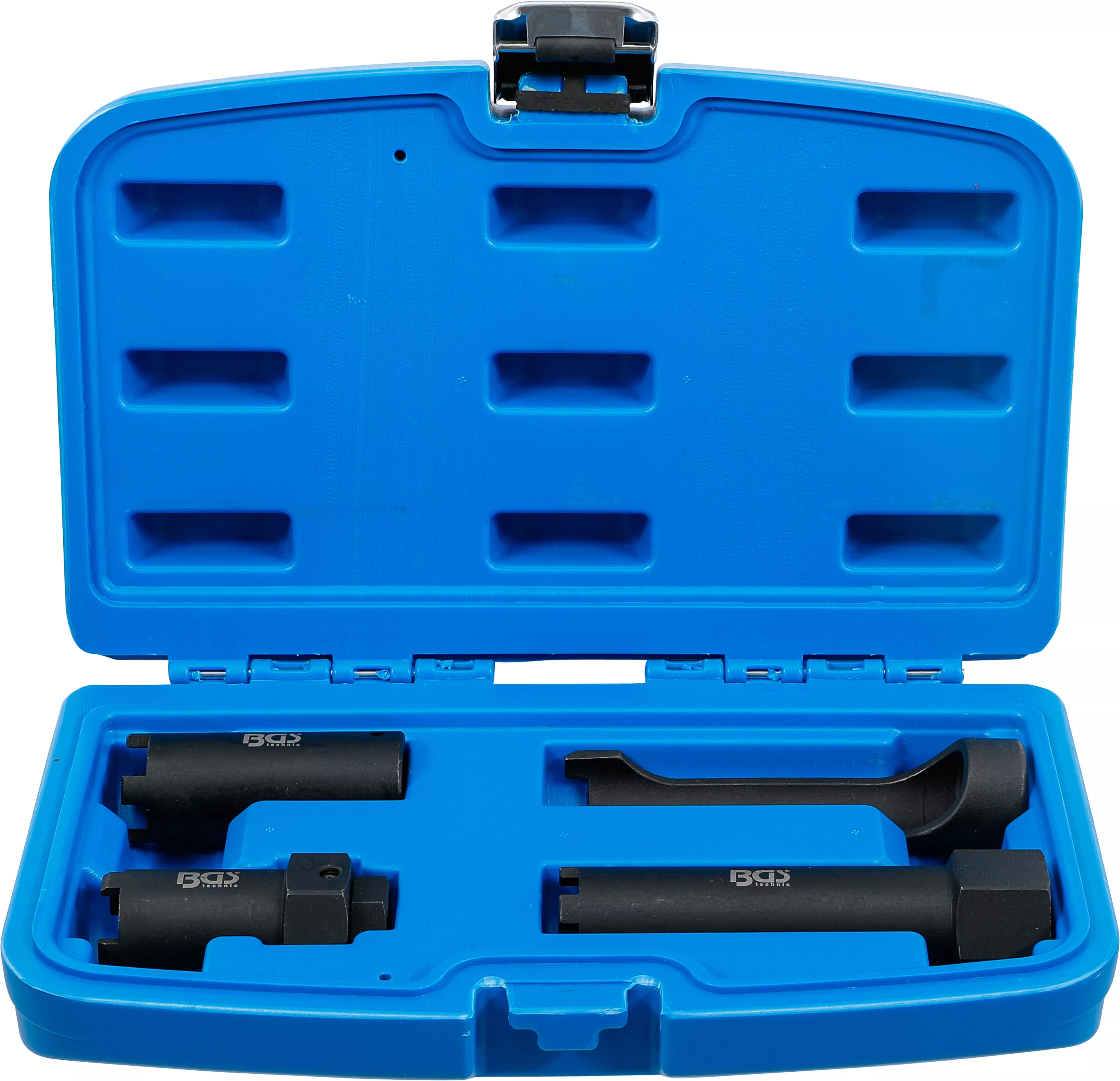 Unelte speciale vehicule utilitare și camioane - Set chei piulite canelate | Fus amplasat exterior | pentru autocamioane | 4 piese