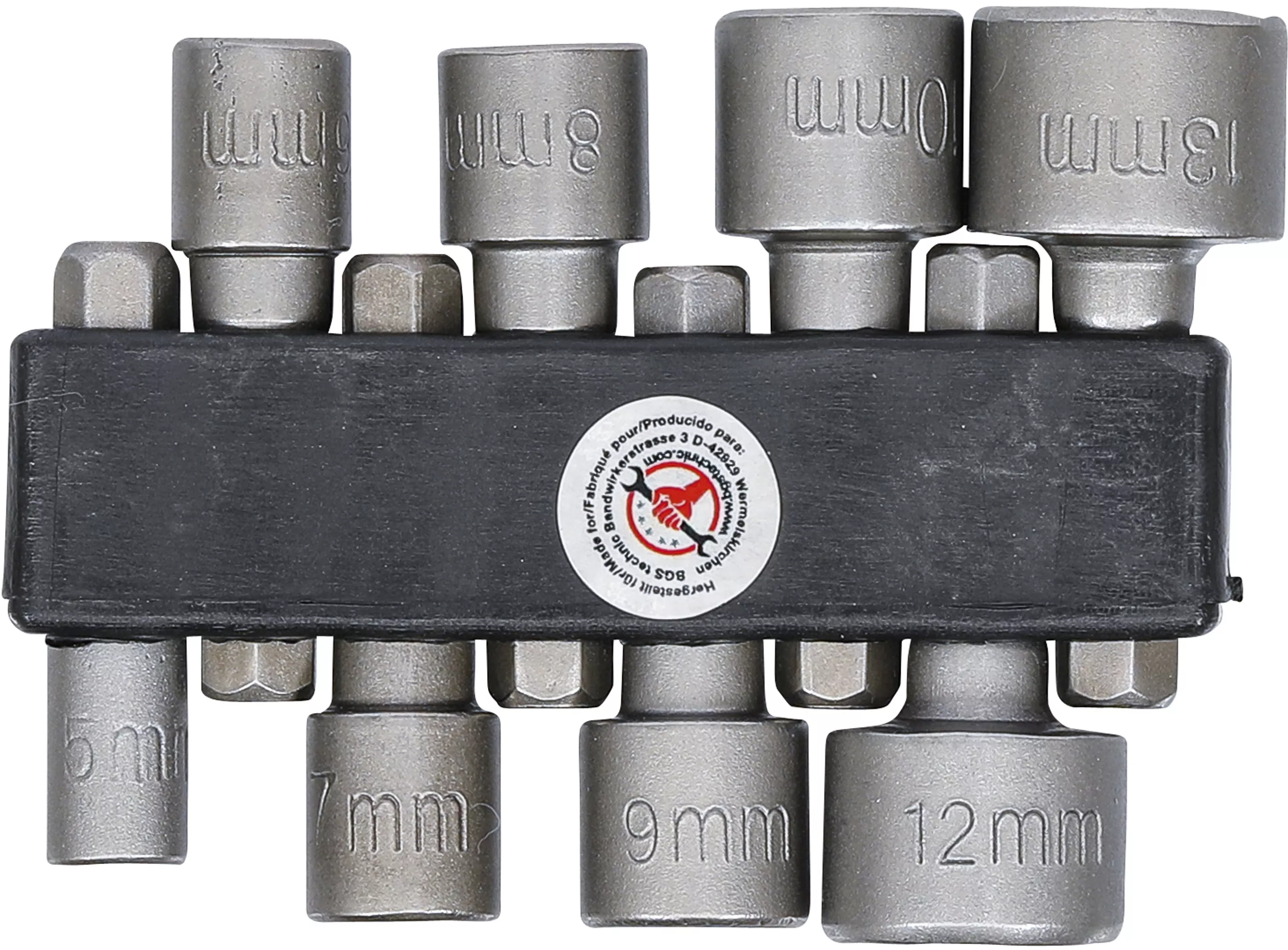 Set chei tubulare biti | Antrenare hexagon exterior 6,3 mm (1/4") | 5 - 13 mm | 8 piese [2]