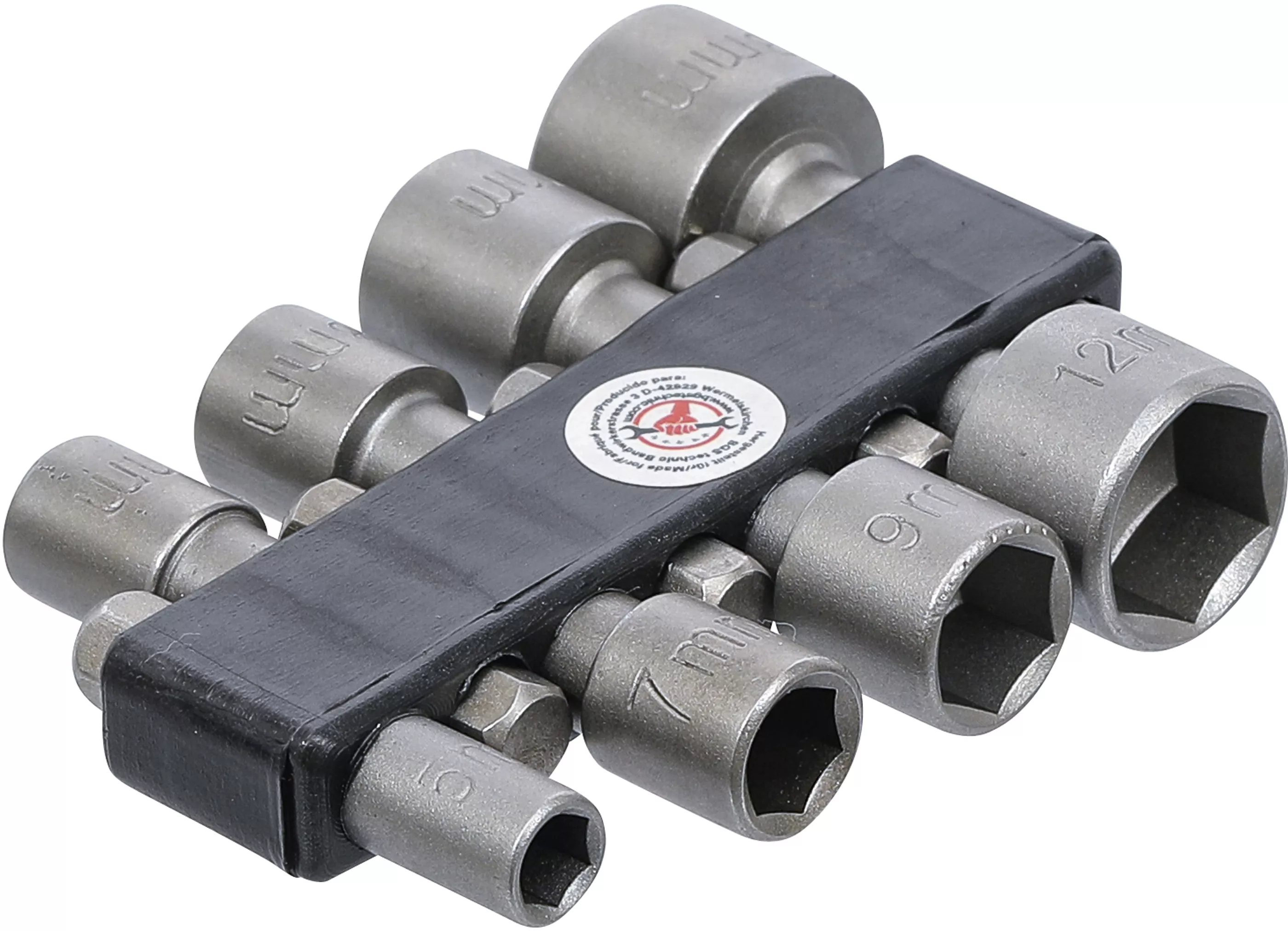 Set chei tubulare biti | Antrenare hexagon exterior 6,3 mm (1/4") | 5 - 13 mm | 8 piese [1]