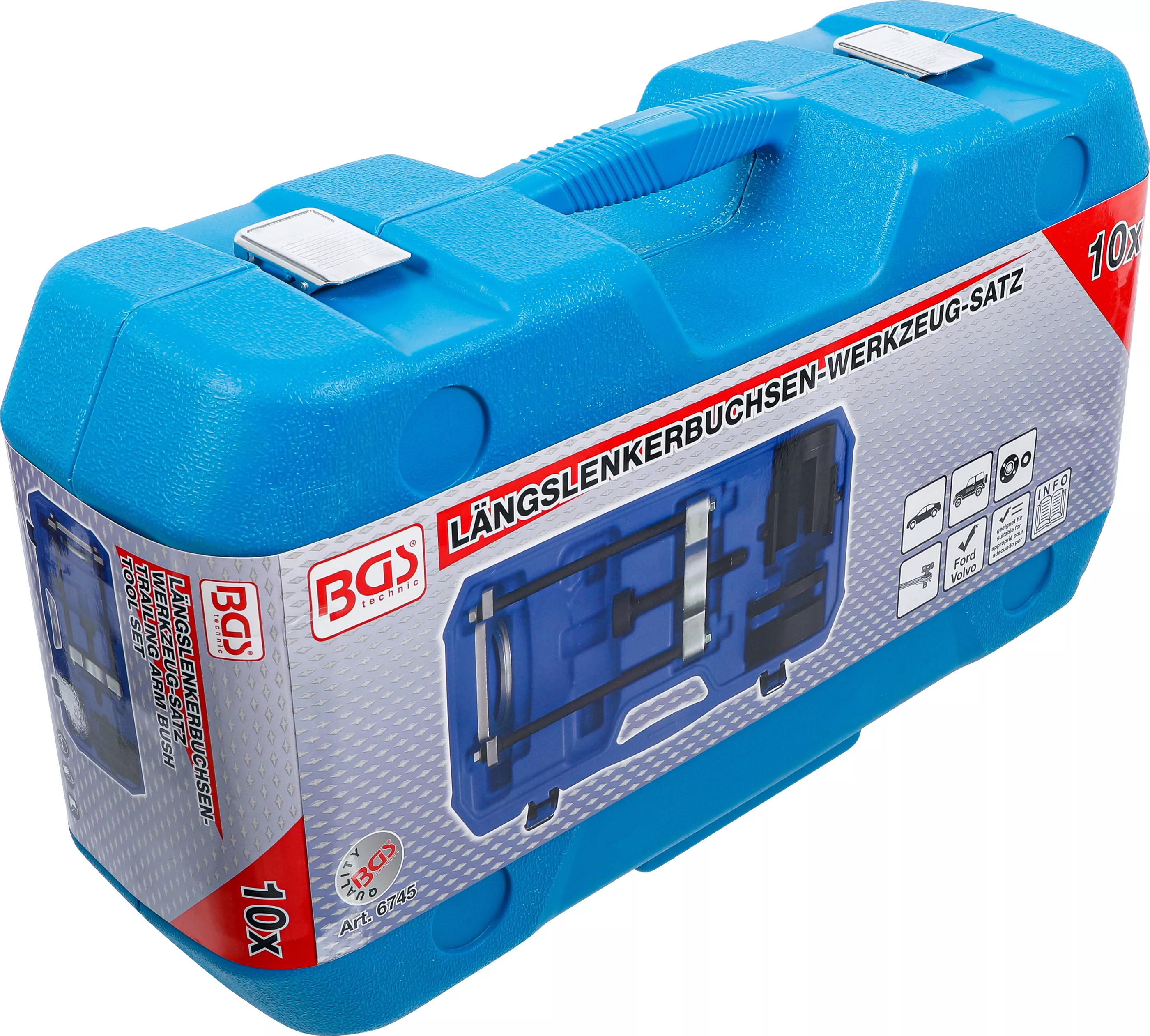 Set dispozitiv bucse brate de ghidare longitudinale | Osie spate stanga | pentru Ford si Volvo [7]