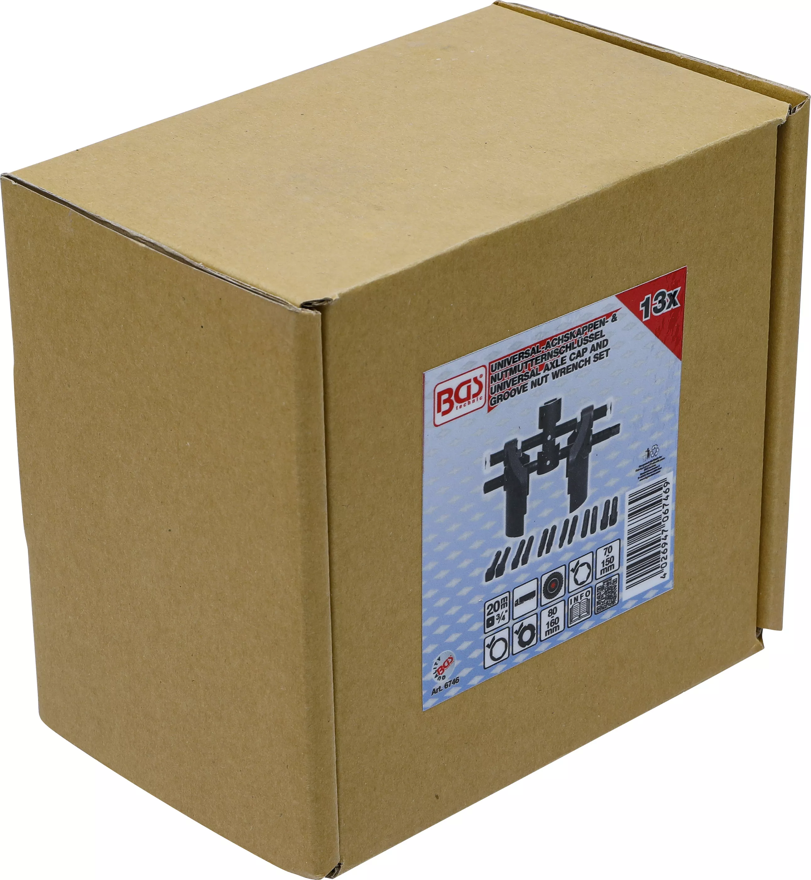 Set capace de ax universale si cheie piulite canelate [3]