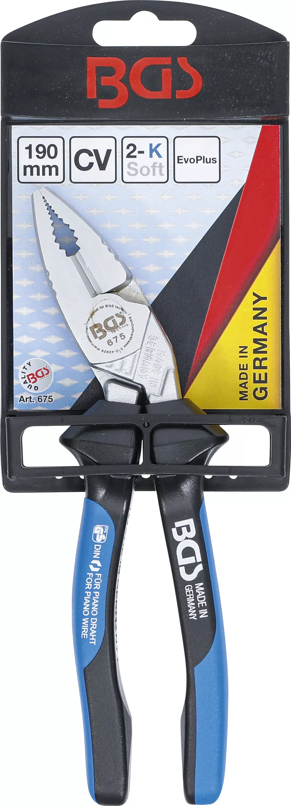 Cleste combinat de forta | cu tais | EvoPlus | 190 mm [5]