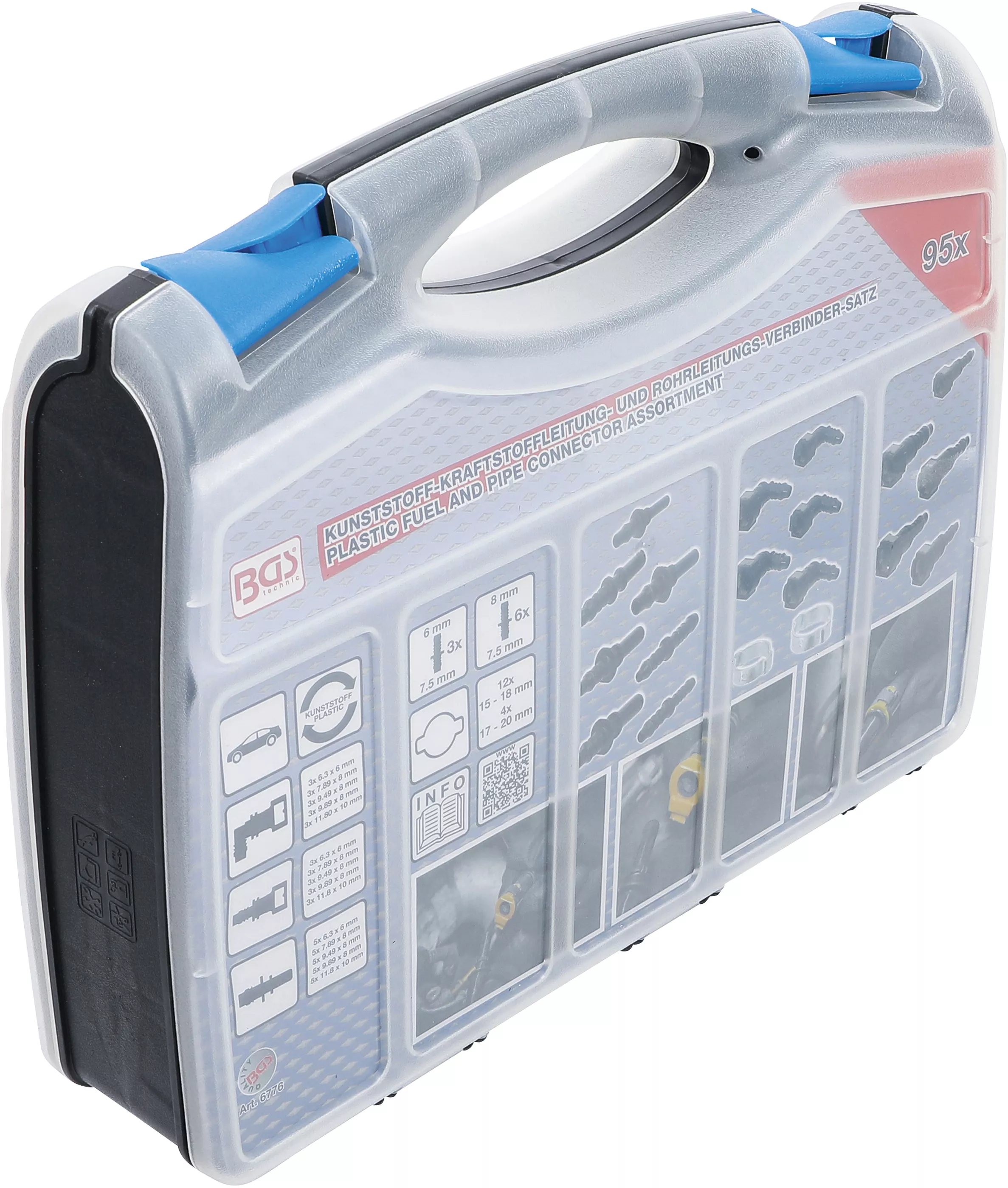 Sortiment tevi plastic si cuple | 95 piese [5]
