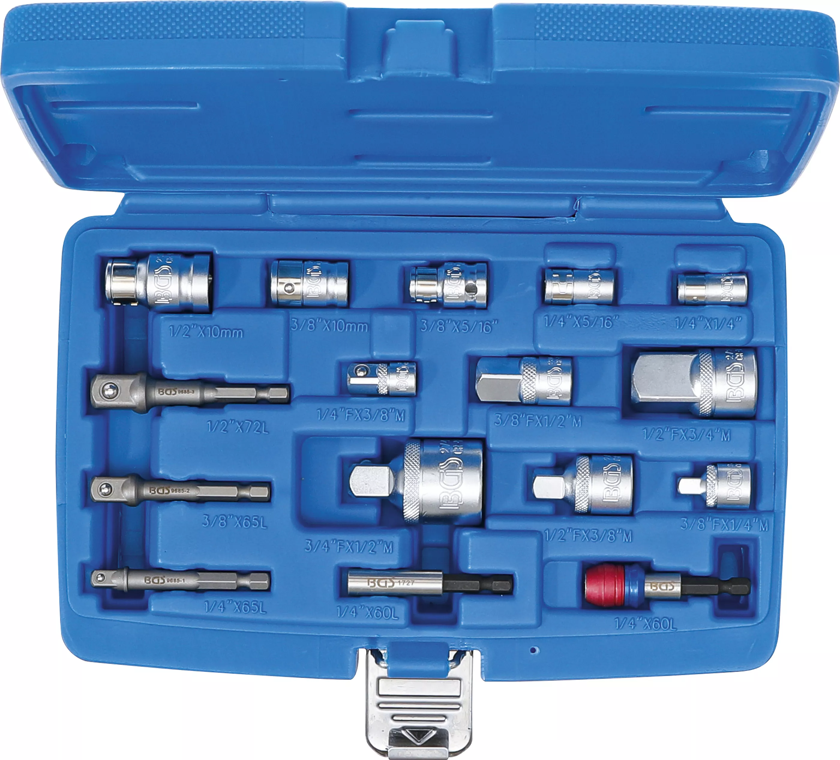 Set adaptoare de bituri / adaptoare de chei tubulare | 16 piese [1]