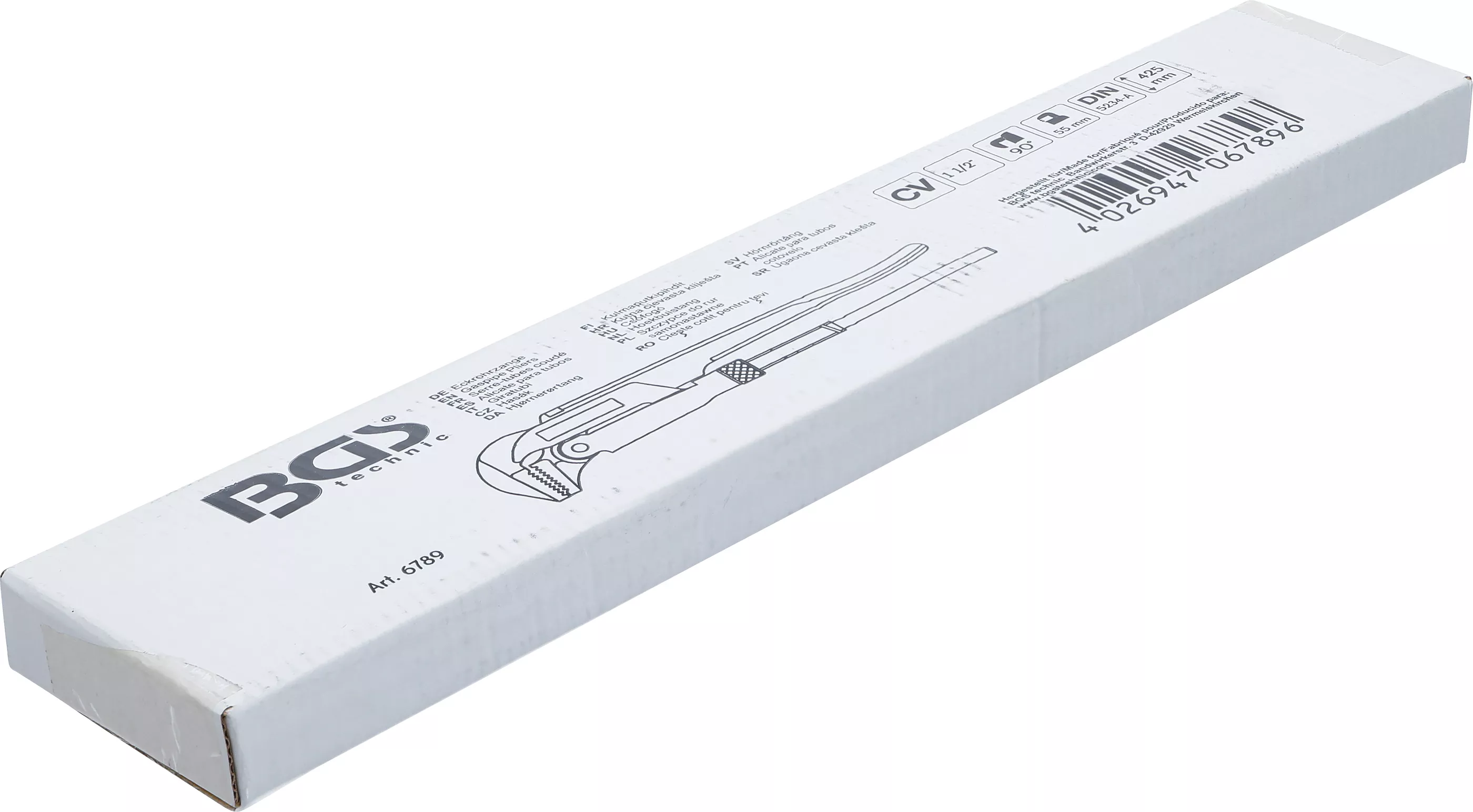 Cleste cotit pentru tevi | 38 mm - 1,5" | forma suedeza [4]