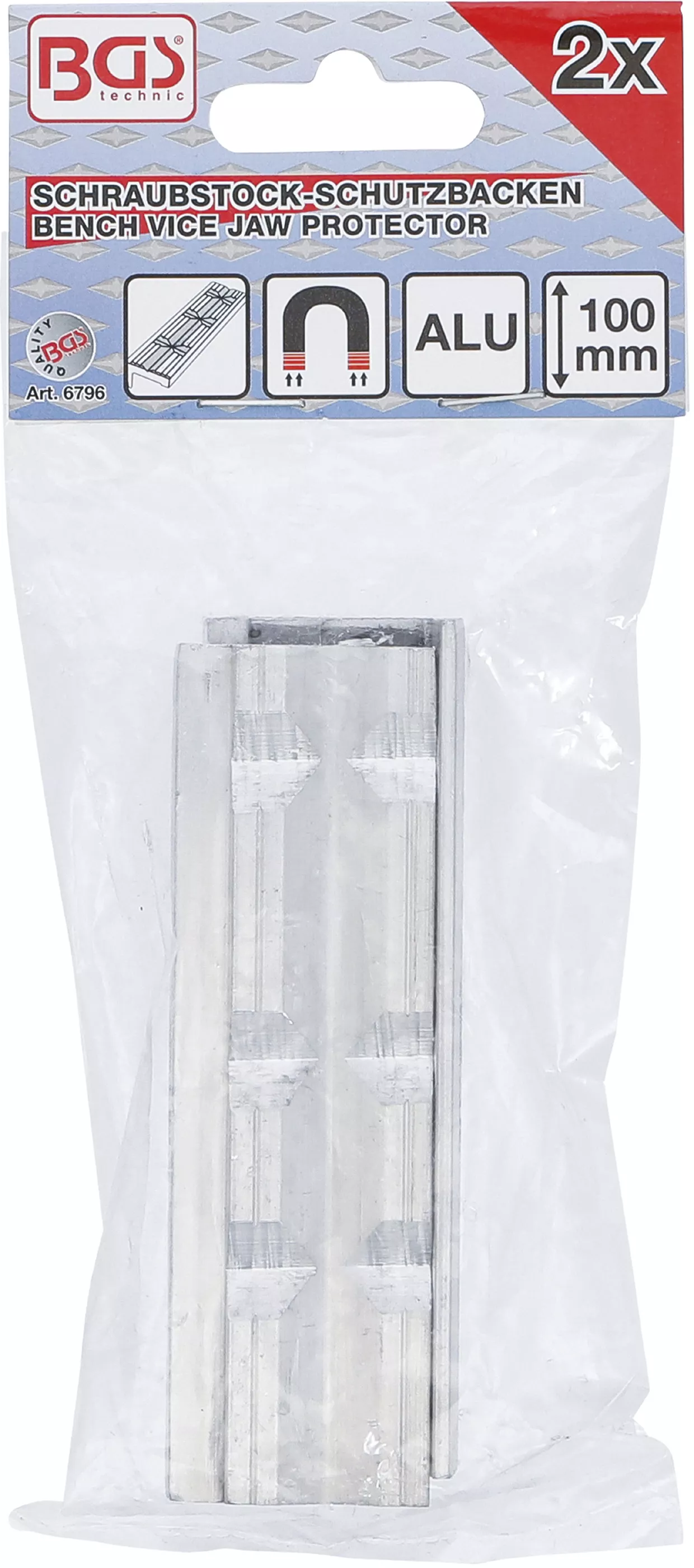 Bacuri protectie menghina | Aluminiu | Latime 100 mm | 2 piese [3]