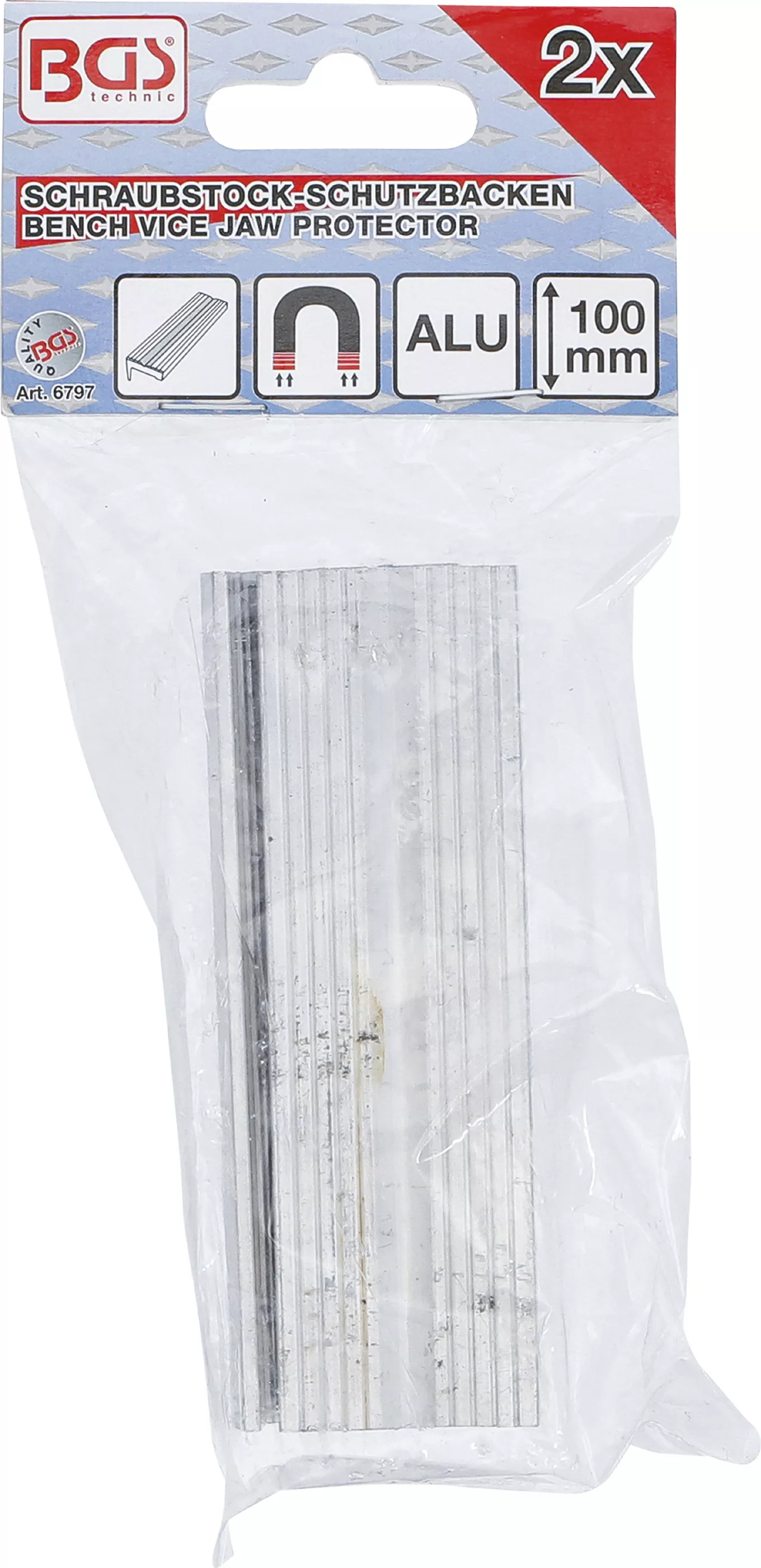 Bacuri protectie menghina | Aluminiu | Latime 100 mm | 2 piese [3]