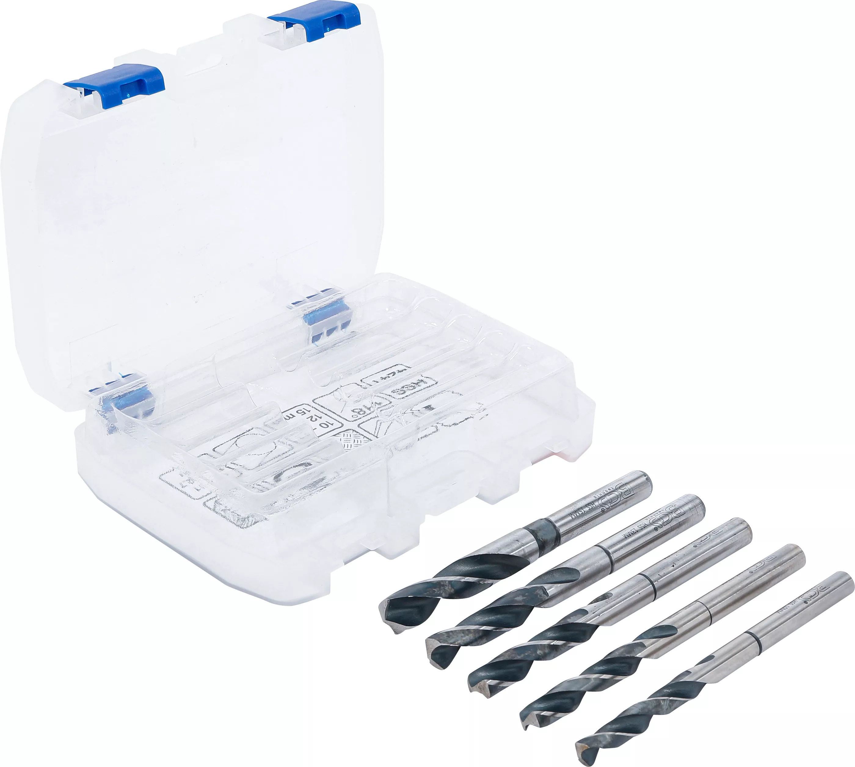 Set burghie HSS | 10 - 11 - 12 - 13 - 15 mm | 5 piese [1]