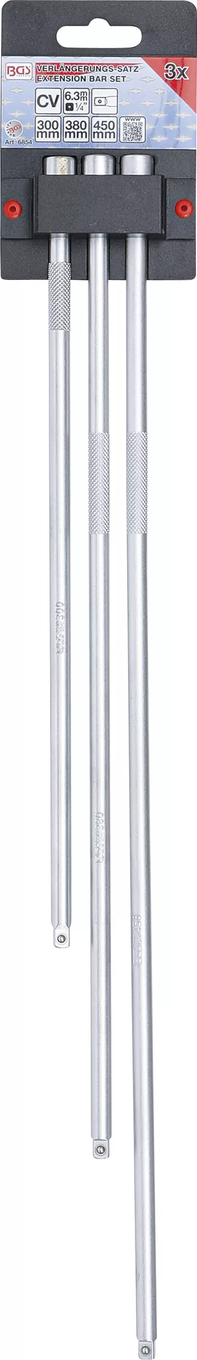 Set prelungitoare | 6,3 mm (1/4") | 300 / 380 / 450 mm | 3 piese [4]