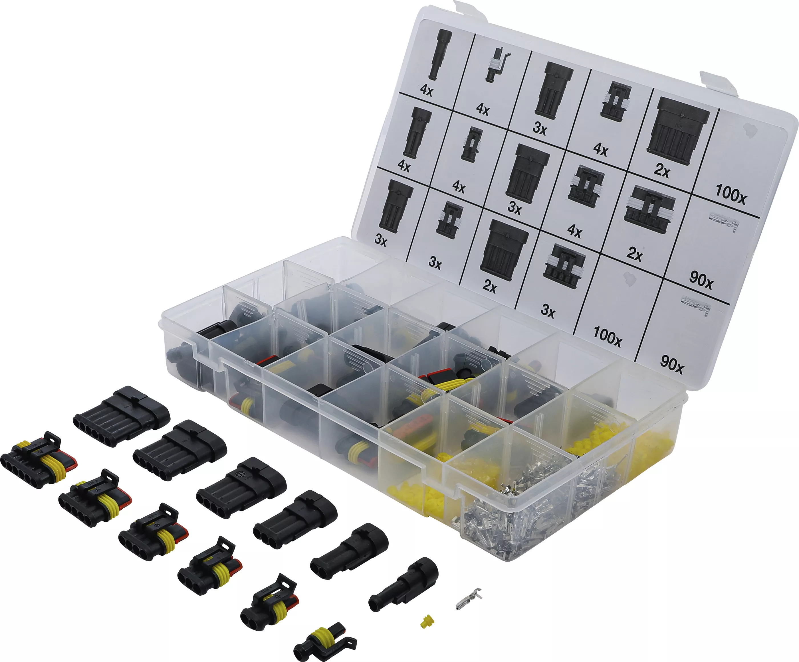 Cleşti - Sortiment conectoare | 425 piese
