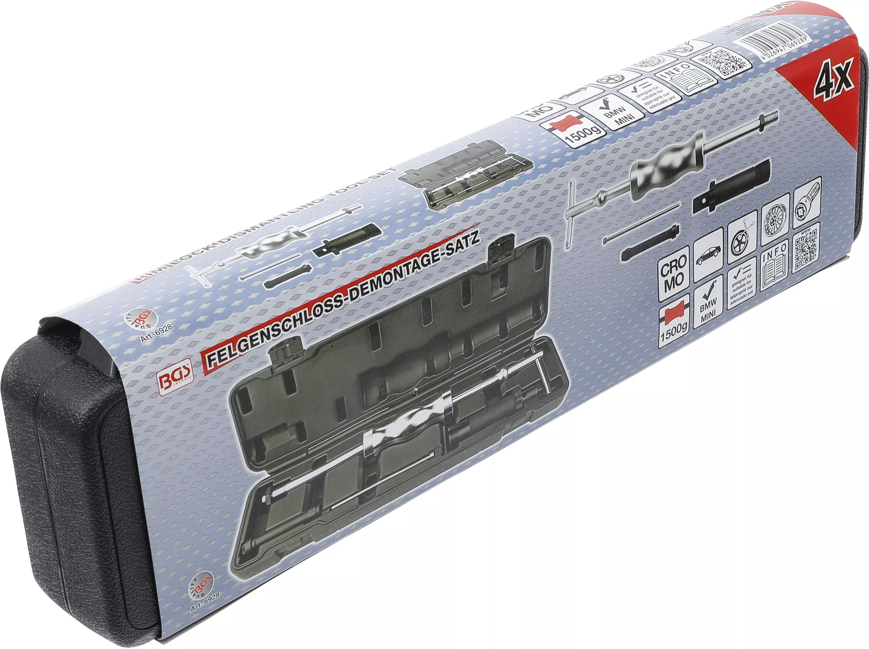 Set demontare antifurt roata | pentru BMW, MINI | 10 piese [6]