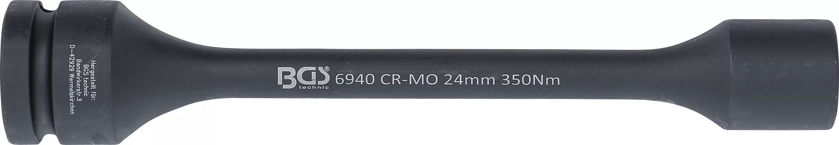 Cap atasabil hexagonal pentru cheie de impact cu torsiune | 25 mm (1") | 24 mm | 350 Nm [3]