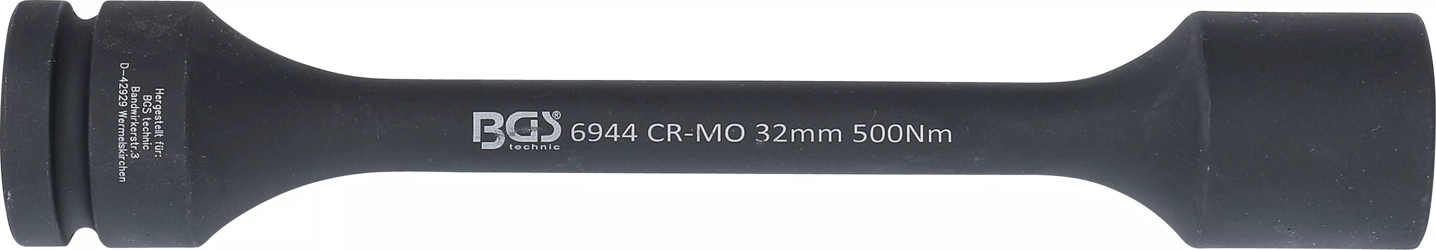 Cap atasabil hexagonal pentru cheie de impact cu torsiune | 25 mm (1") | 32 mm | 500 Nm [3]