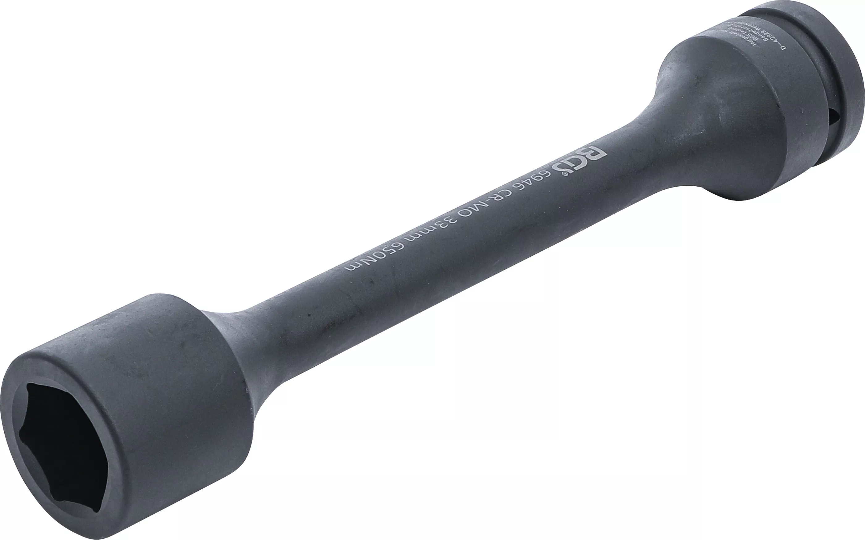 Cap atasabil hexagonal pentru cheie de impact cu torsiune | 25 mm (1") | 33 mm | 650 Nm [1]