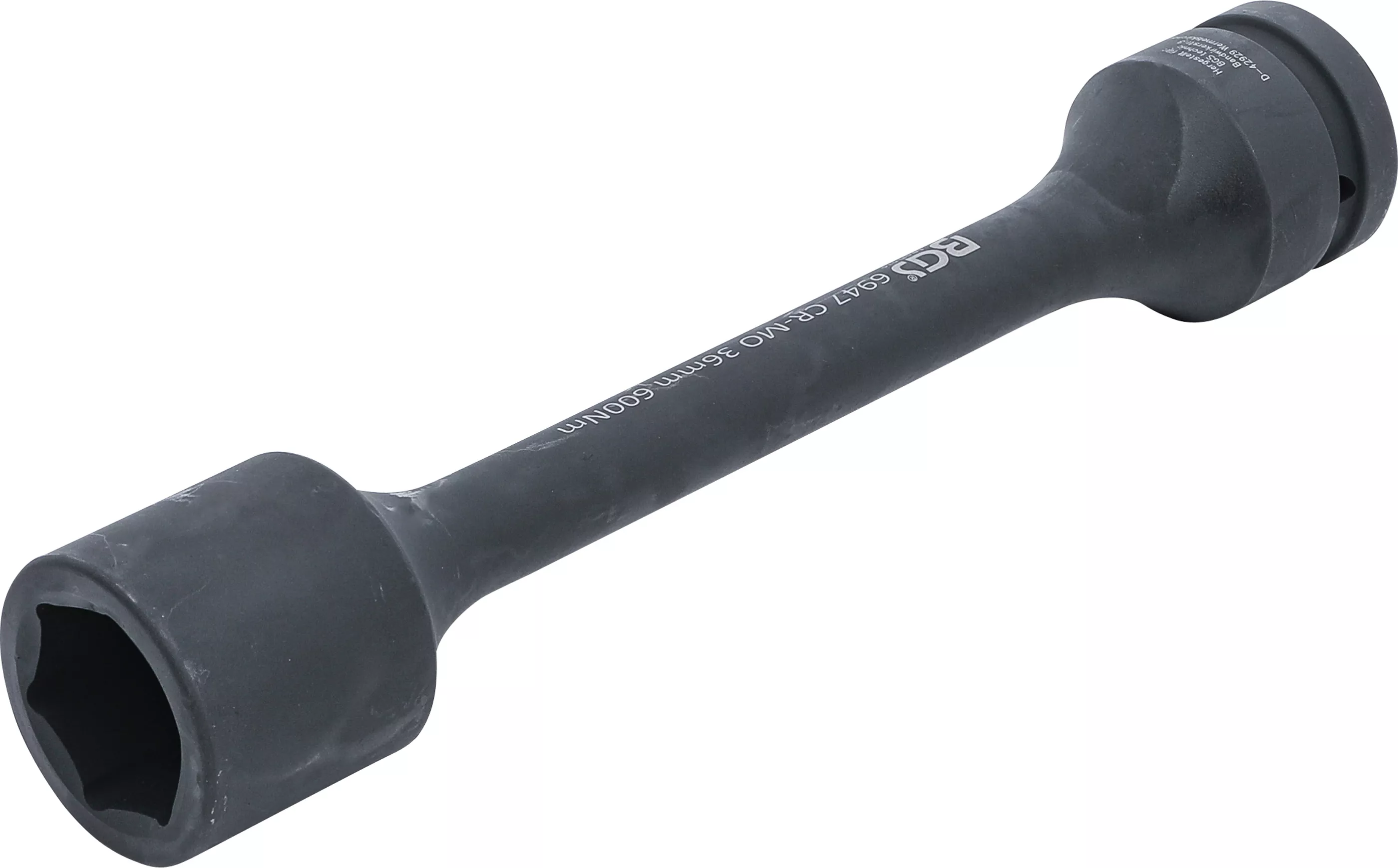 Cap atasabil hexagonal pentru cheie de impact cu torsiune | 25 mm (1") | 36 mm | 600 Nm [1]