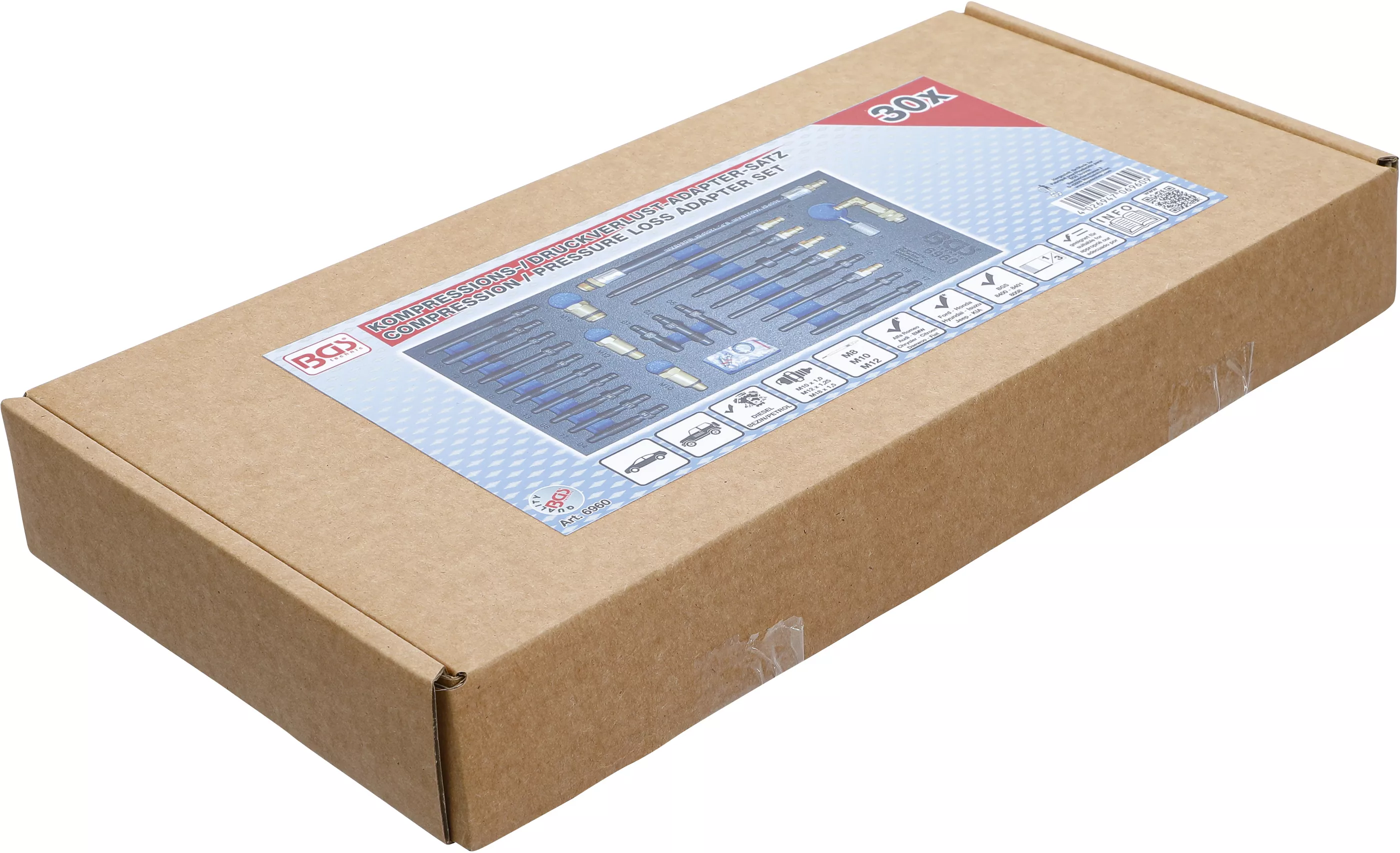 Suport organizator pentru carucior 1/3: Set adaptoare pentru tester compresie si pierdere presiune | 30 piese [4]