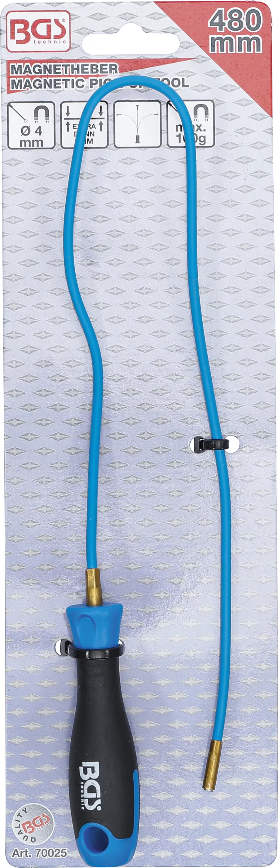 Dispozitiv magnetic de ridicat | flexibil | 480 mm | Forta de ridicare 0,1 kg [3]