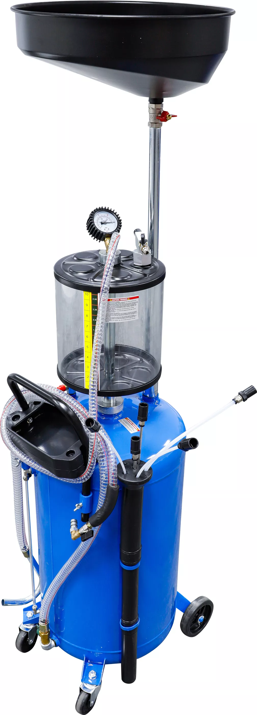 Aparat pneumatic de aspirare ulei cu recipient de colectare ulei uzat | 80 l [2]