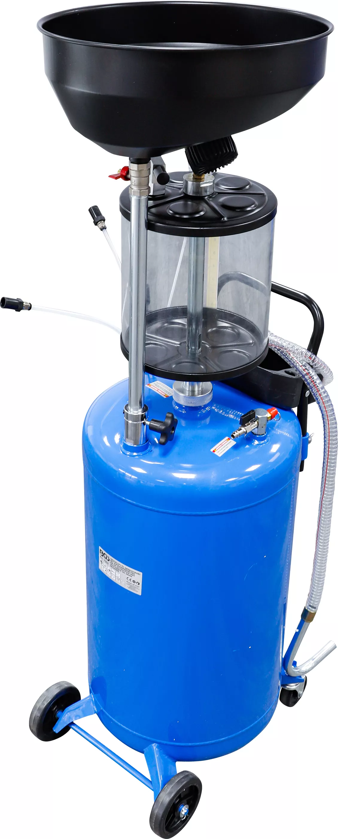 Aparat pneumatic de aspirare ulei cu recipient de colectare ulei uzat | 80 l [3]