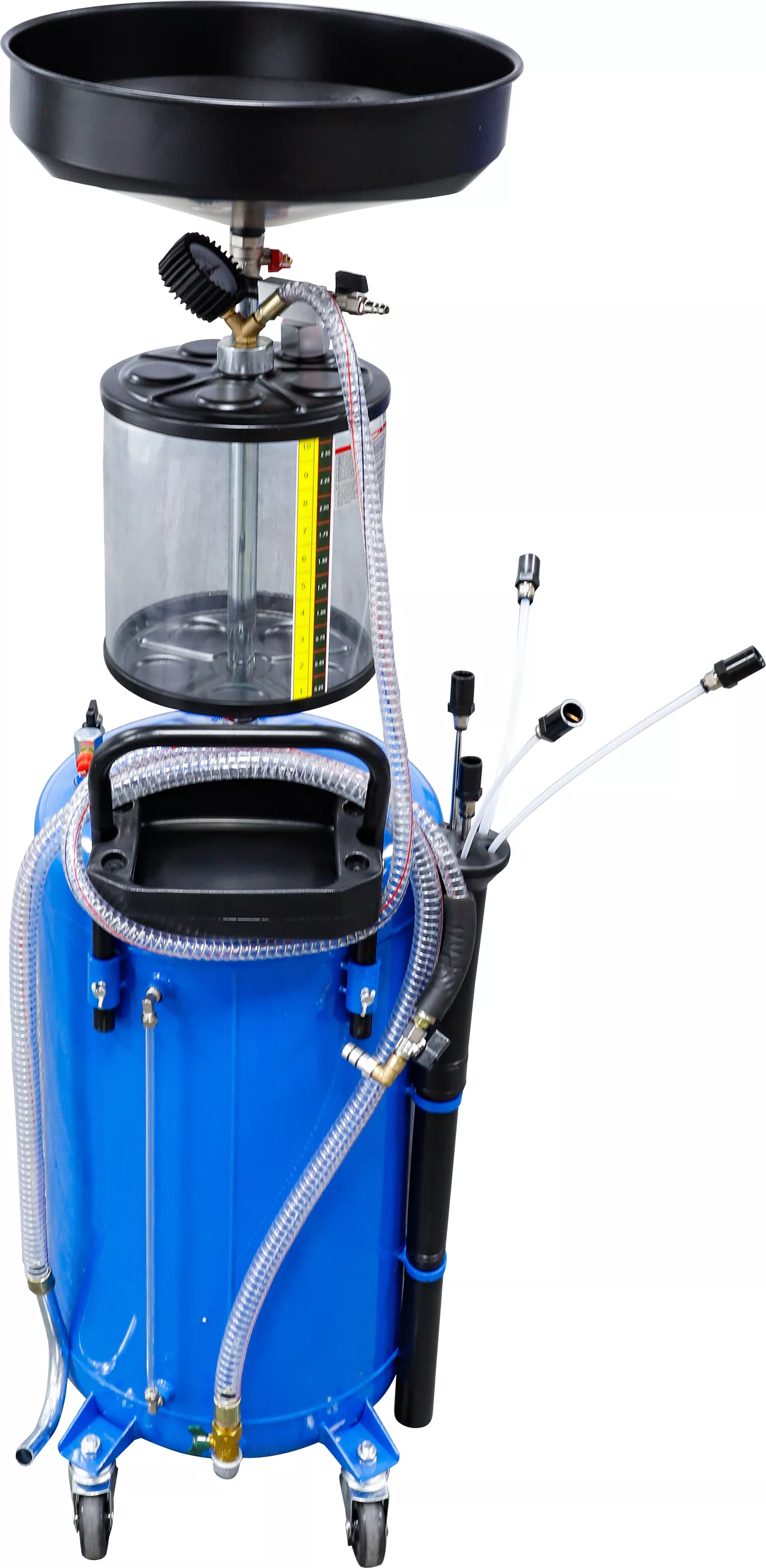 Aparat pneumatic de aspirare ulei cu recipient de colectare ulei uzat | 80 l [4]