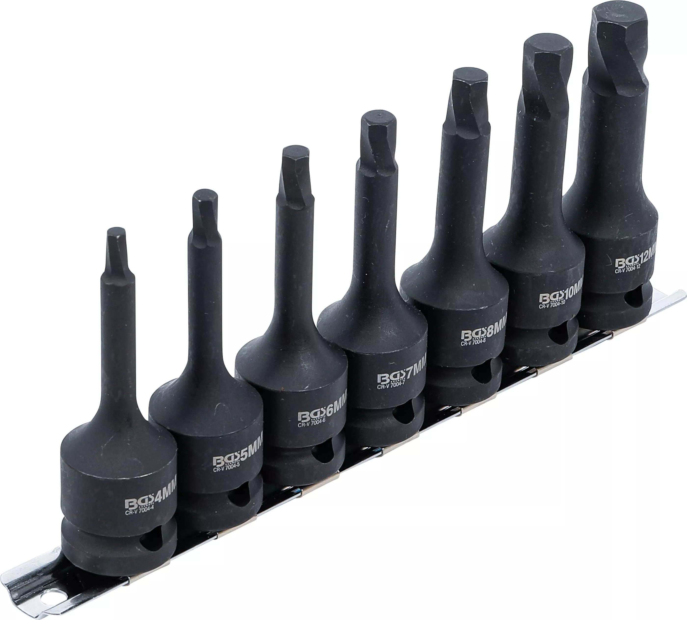 Set extractoare suruburi | 12,5 mm (1/2") | pentru hexagon interior defect 4 - 12 mm | 7 piese [2]