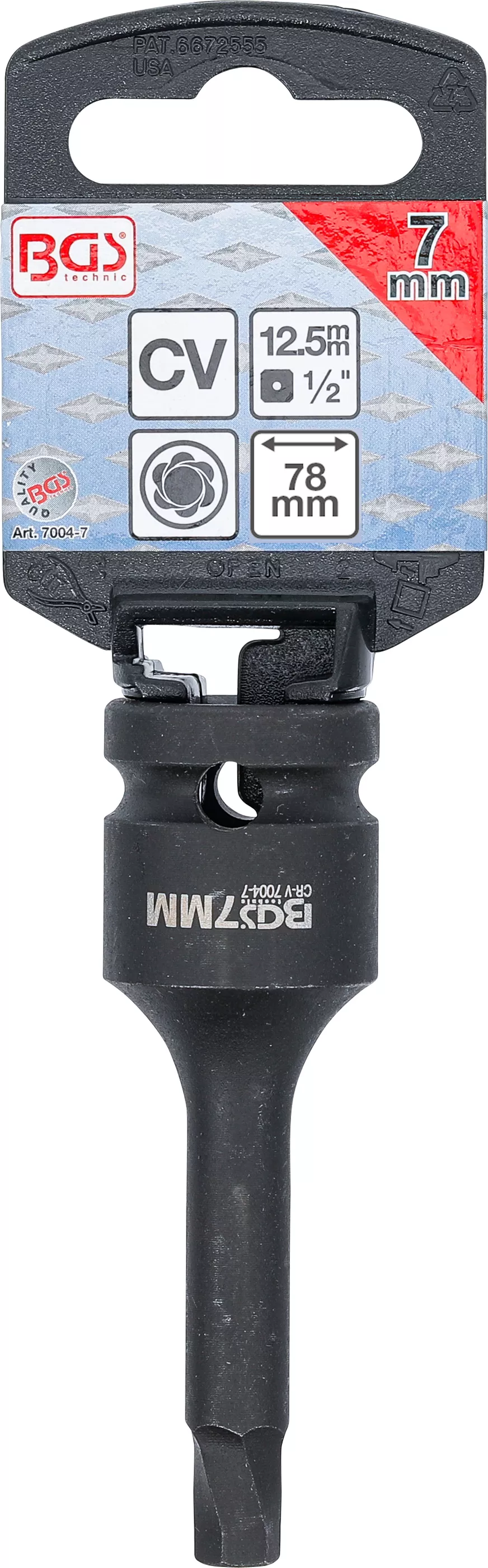 Extractoare de suruburi | Actionare patrat interior 12,5 mm (1/2") | pentru hexagon interioruri defecte 7 mm [2]