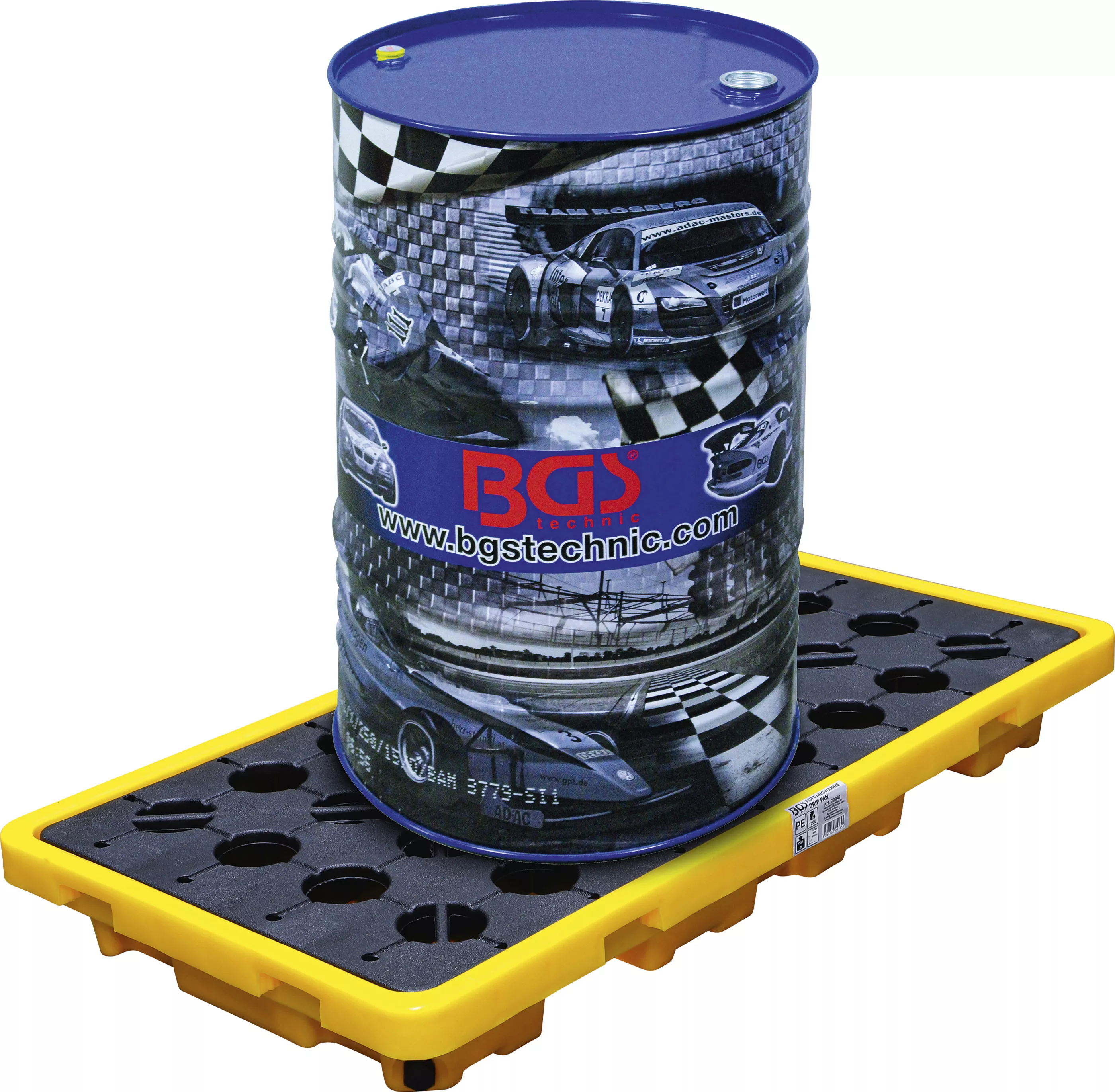 Cuva colectare ulei | cu grila | pentru butoaie 2 x 200 l [2]