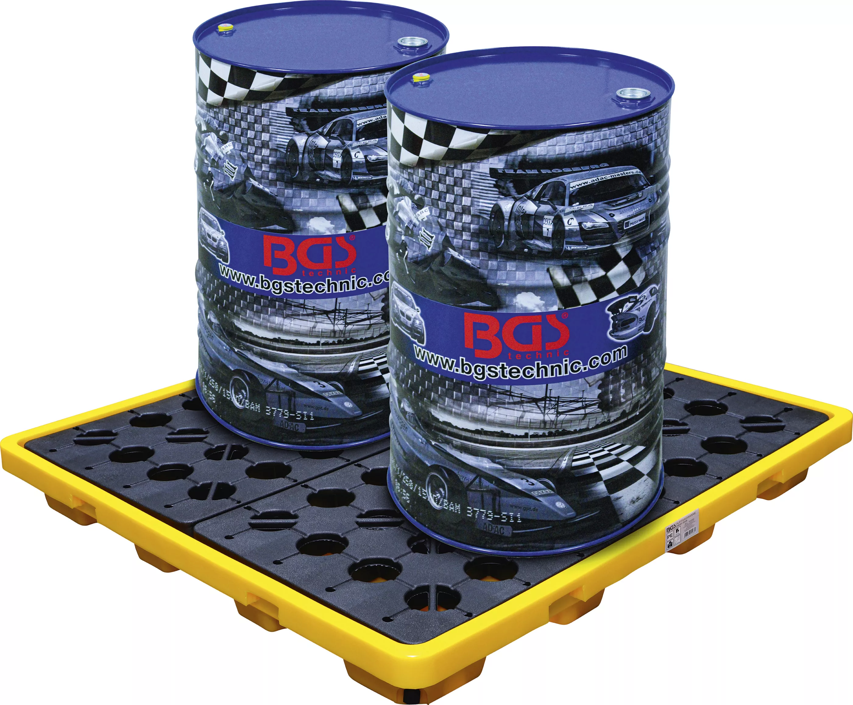 Cuva colectare ulei | cu grila | pentru butoaie 4 x 200 l [2]