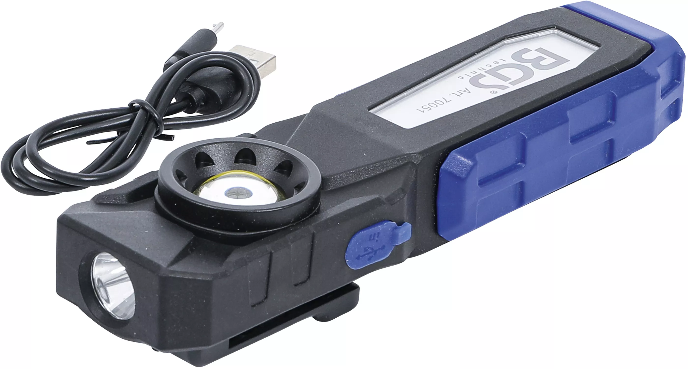 Lampa de atelier COB-LED cu magnet si carlig | rabatabila [2]