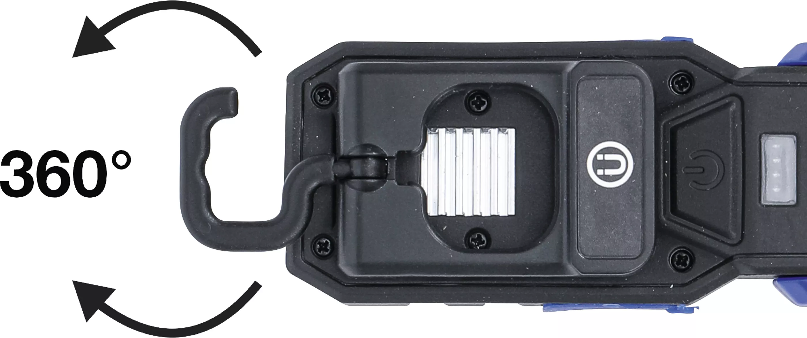 Lampa de atelier COB-LED cu magnet si carlig | rabatabila [7]