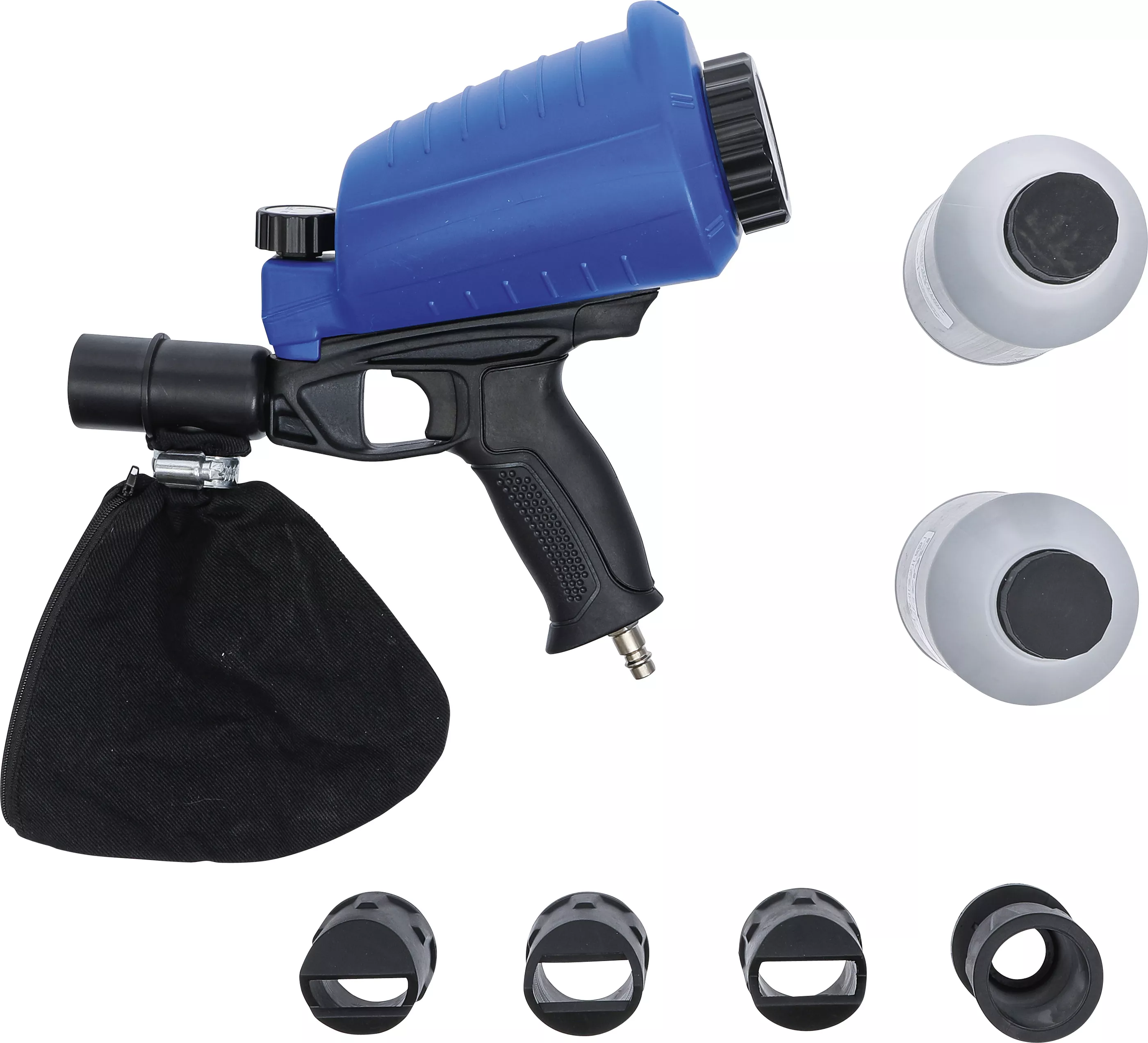 Pistol de sablare pneumatic inclusiv accesorii | 3 piese [3]