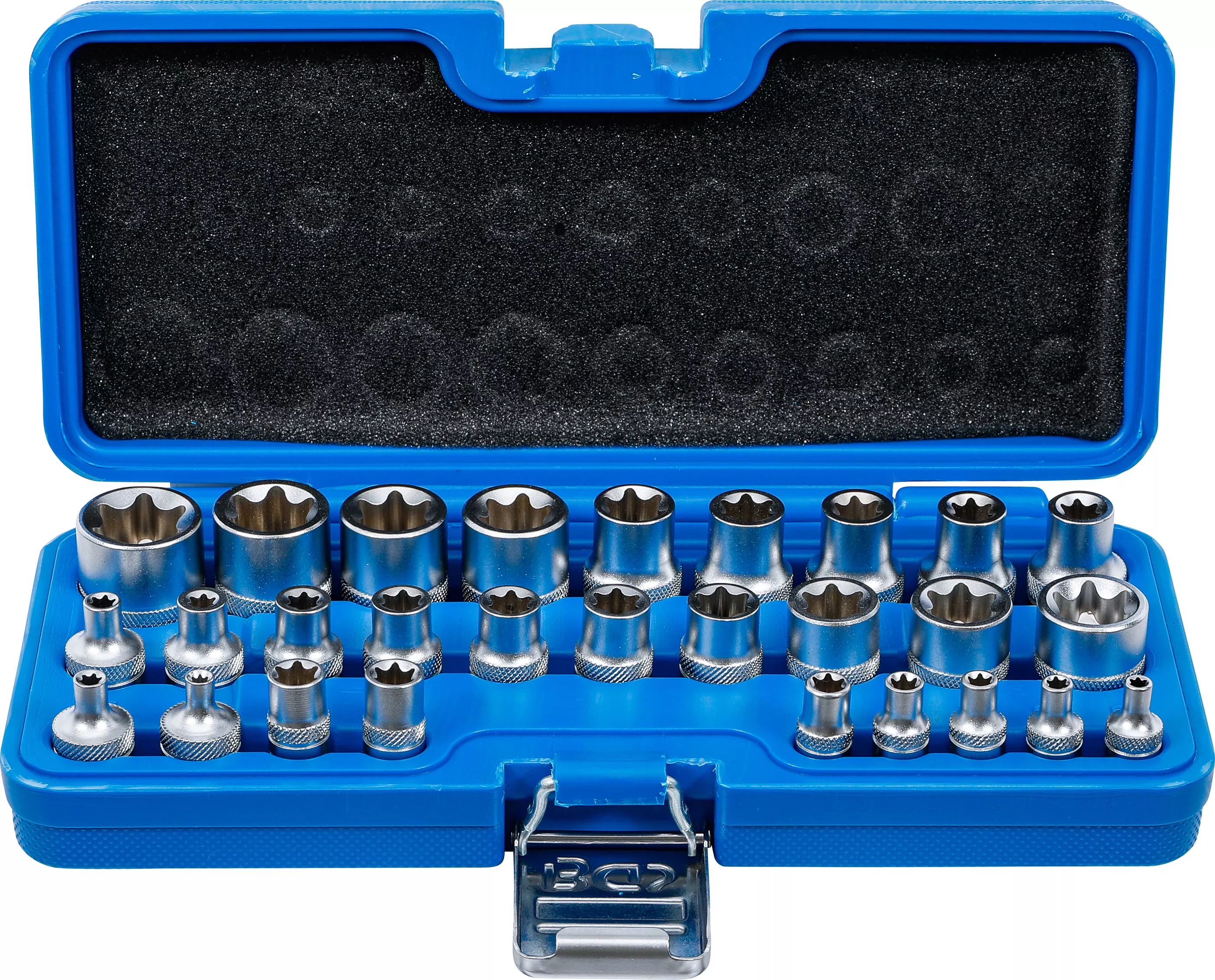 Set chei tubulare, Profil E | 6,3 mm (1/4") / 12,5 mm (1/2") | E4 - E24 | 28 piese [1]