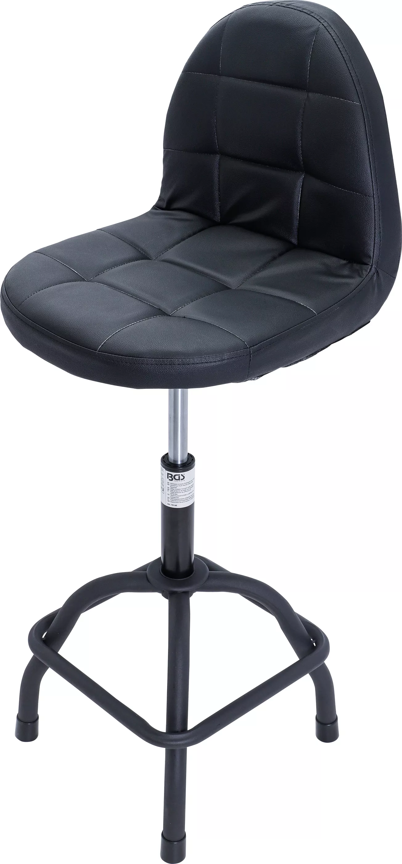 Scaun de atelier pivotant cu spatar | reglabil pe inaltime [3]