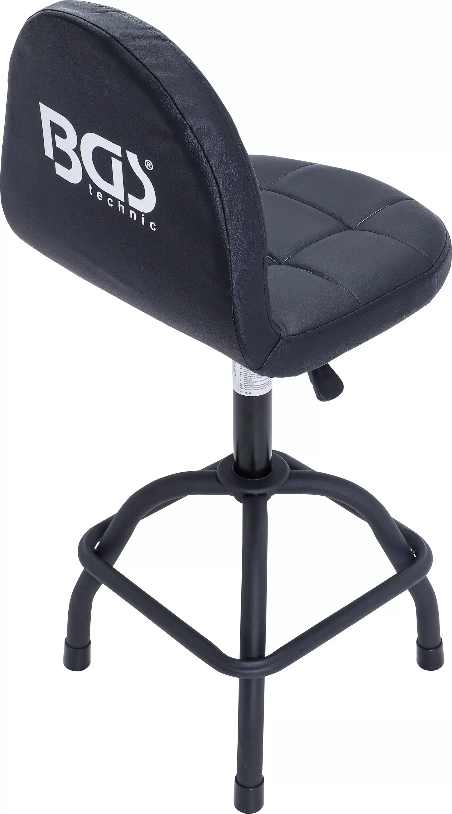 Scaun de atelier pivotant cu spatar | reglabil pe inaltime [4]