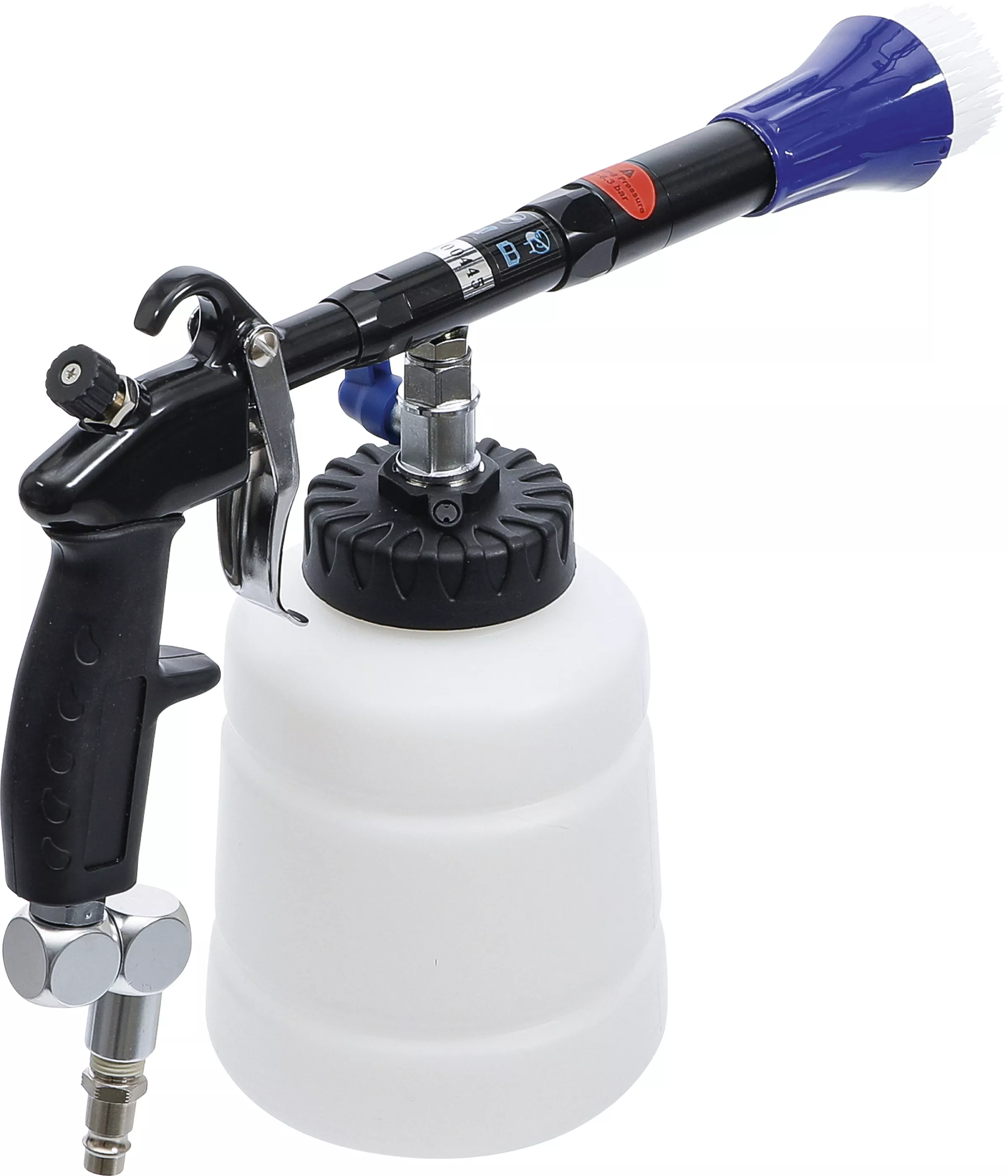 Pistol de curatare pneumatic cu perii si cap aspiratie | 7 piese [4]