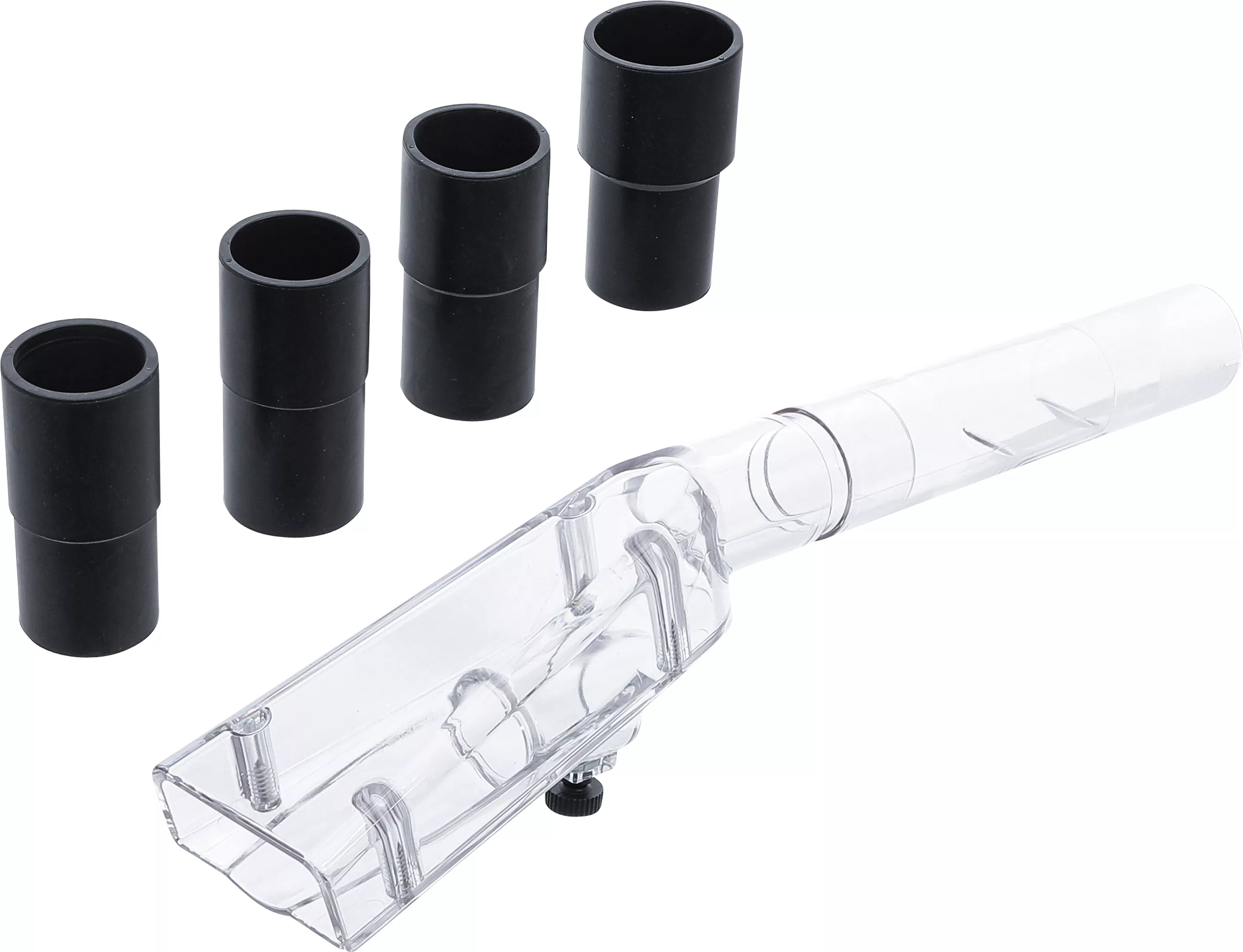 Pistoale de suflat - Cap aspiratie pentru pistol de curatare pneumatic | mic | cu 4 adaptoare | pentru BGS 70150