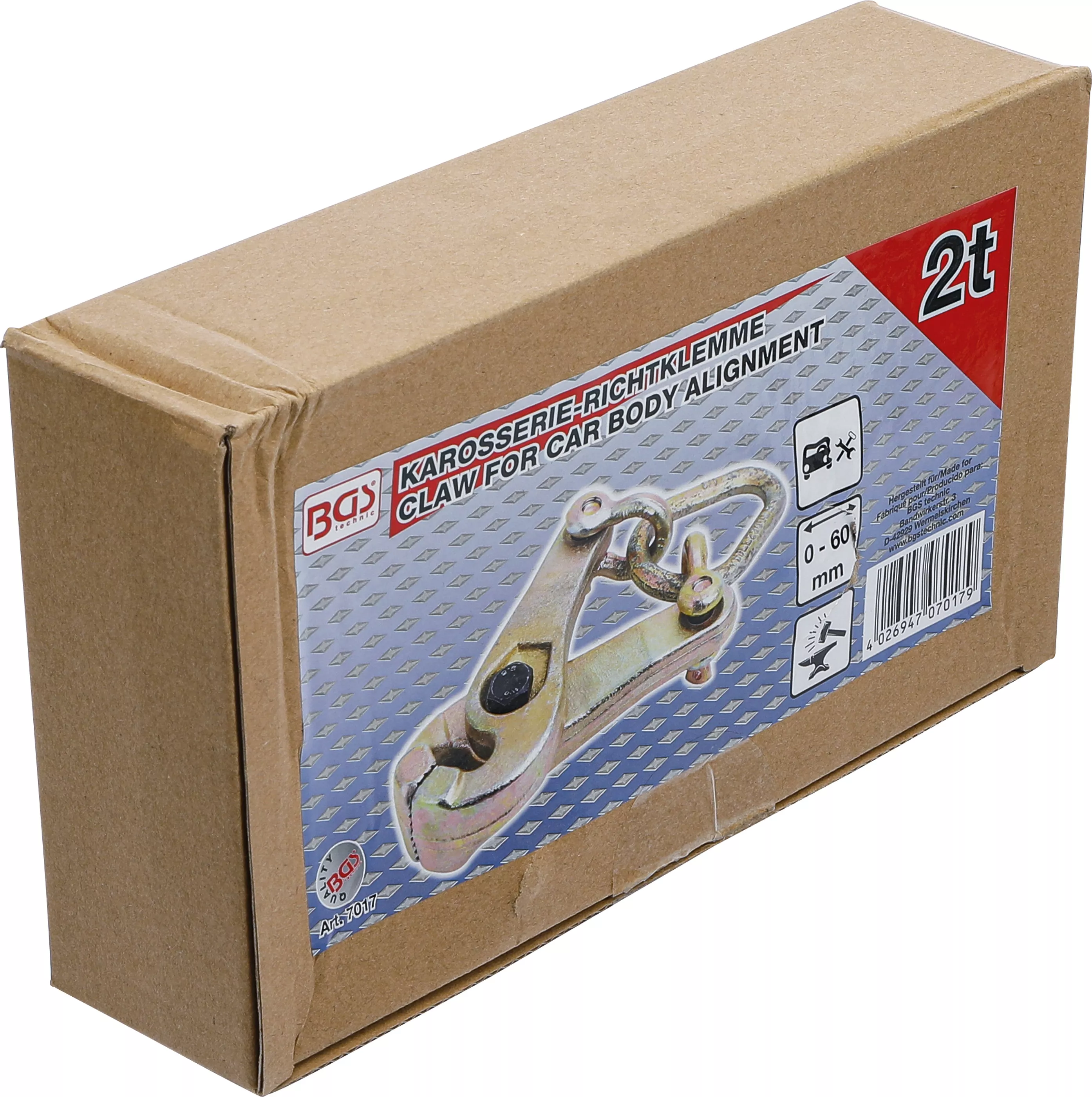 Clema indreptare caroserii | cu autoinchidere | un sens de tragere | max. 2 t [4]