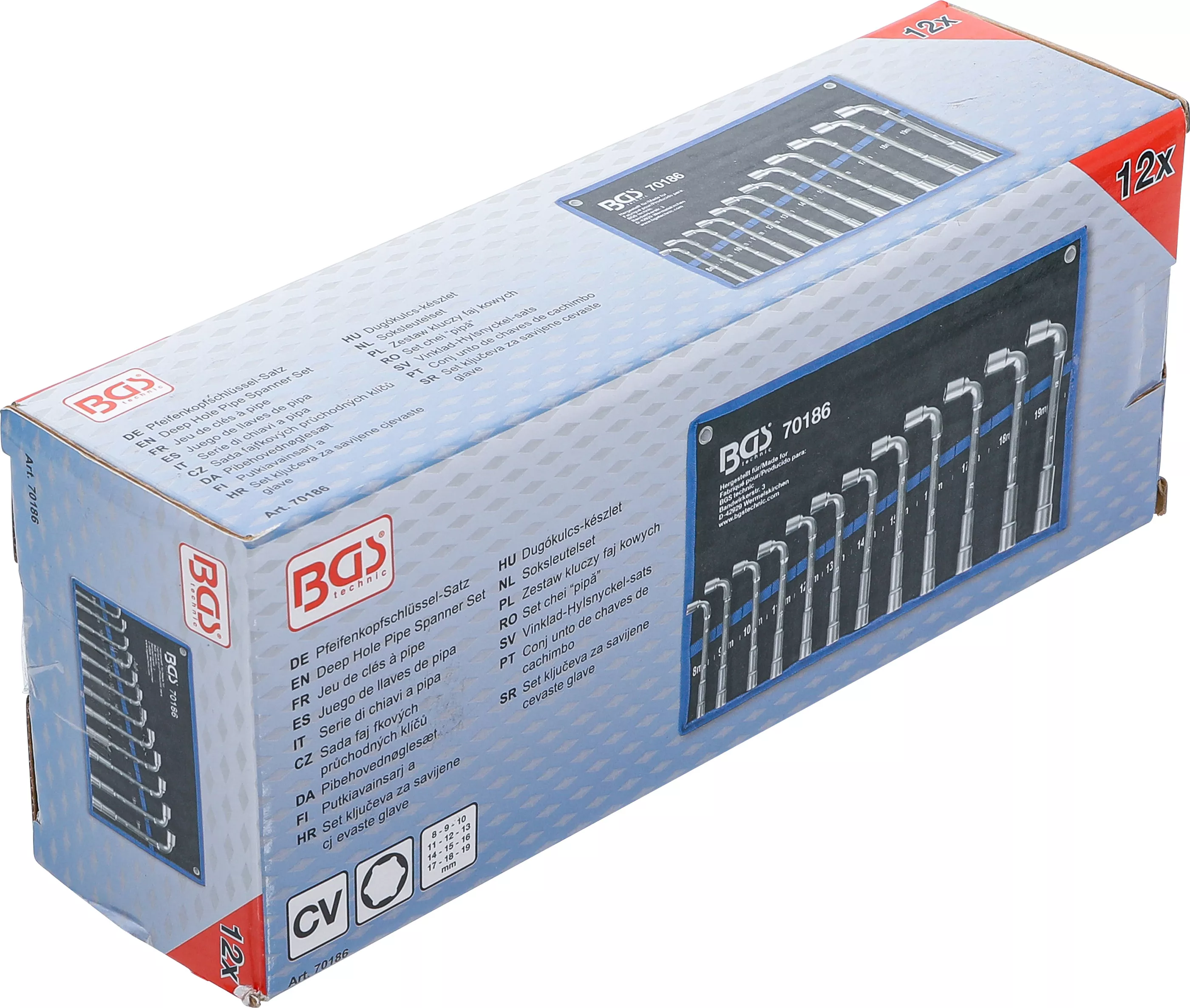 Set chei "pipa" | 8 - 19 mm | 12 piese [10]