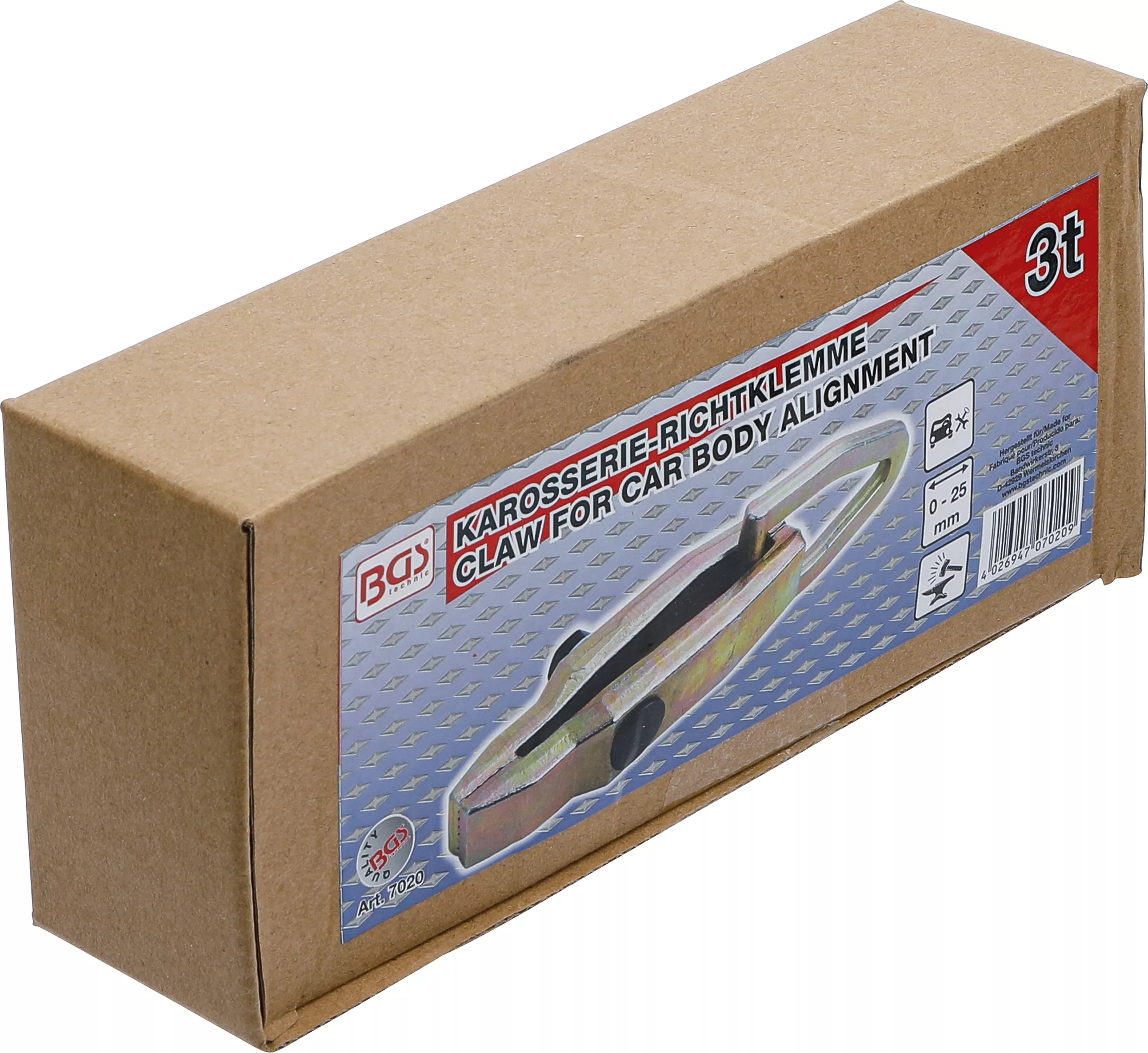 Clema indreptare caroserii | varianta ingusta | un sens de tragere | max. 3 t [4]