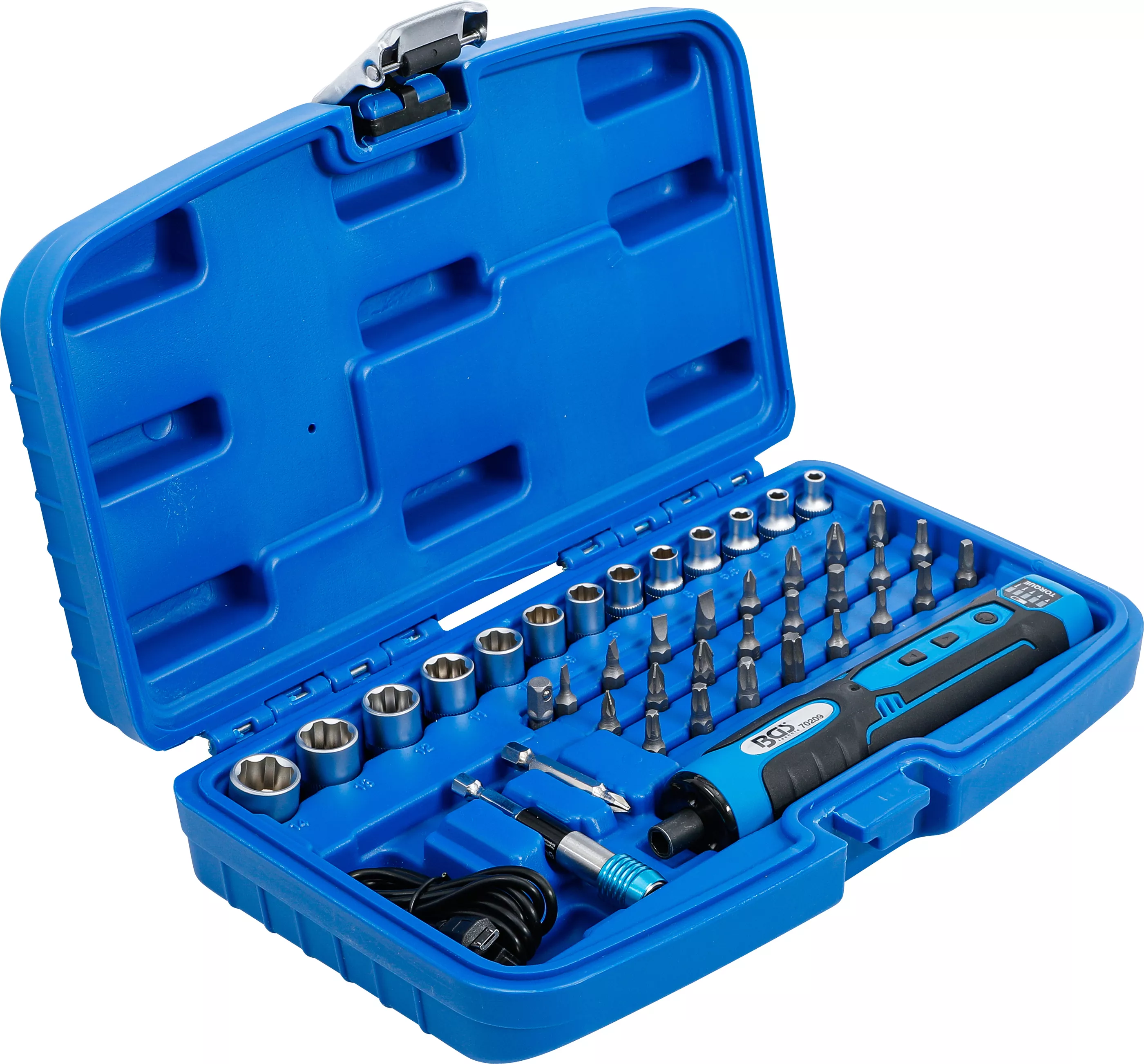 surubelnita cu acumulator | Inclusiv set biti si chei tubulare | 41 piese [6]