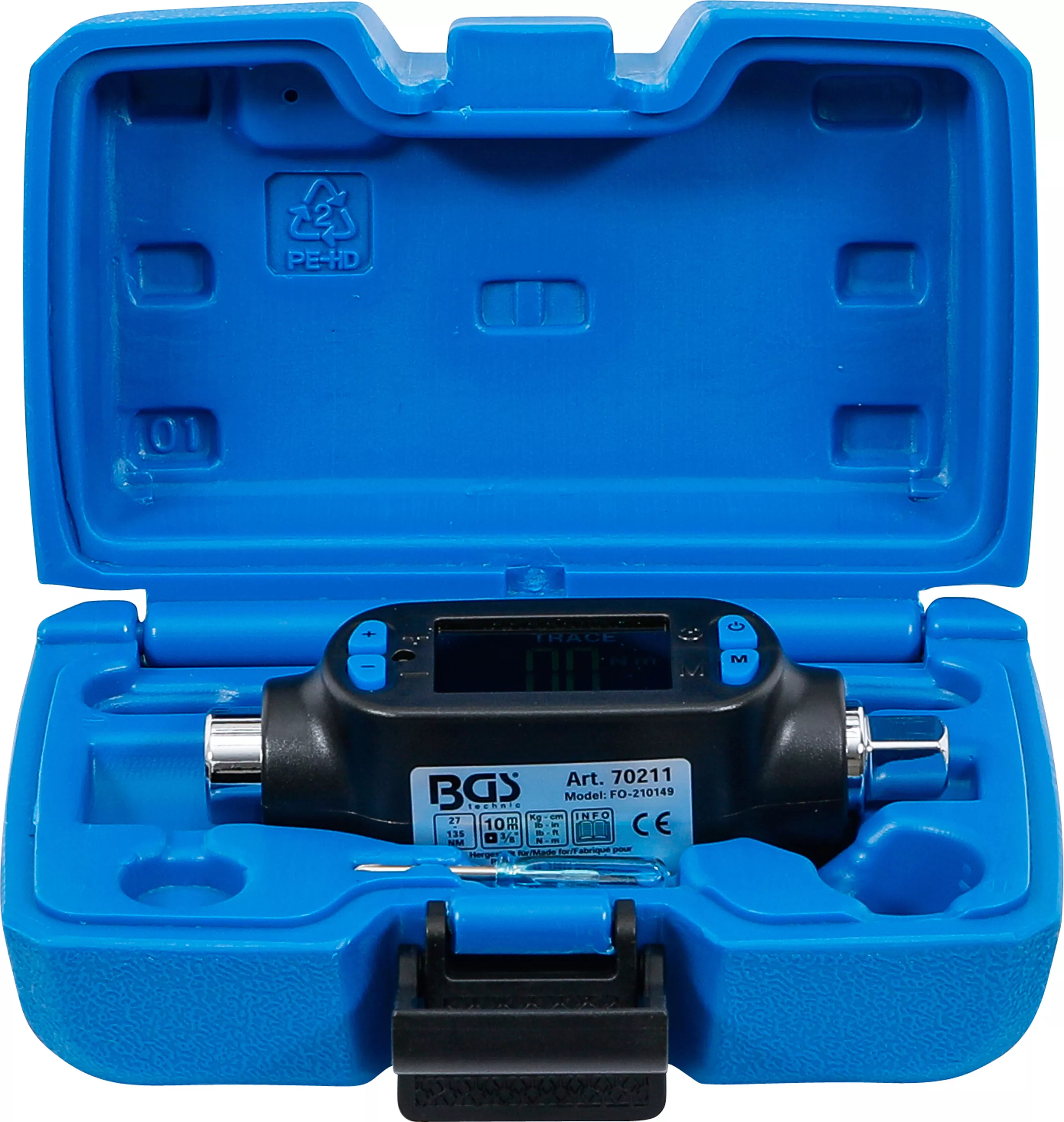 Adaptor digital moment rotatie | 10 mm (3/8") | 27 - 135 Nm [3]