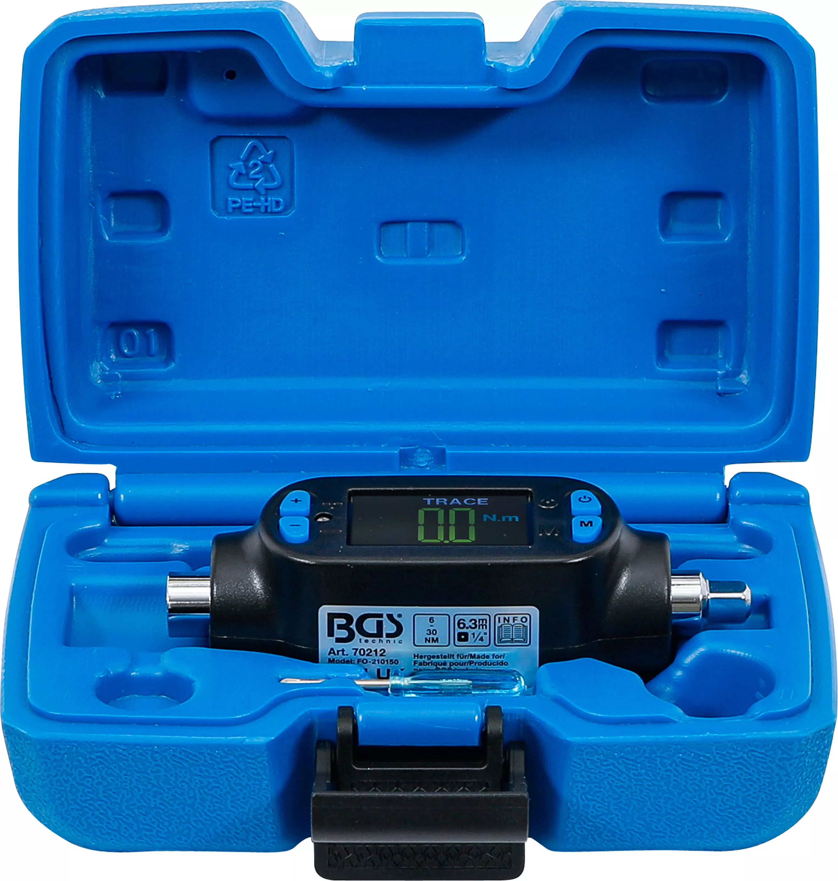 Adaptor digital moment rotatie | 6,3 mm (1/4") | 6 - 30 Nm [3]