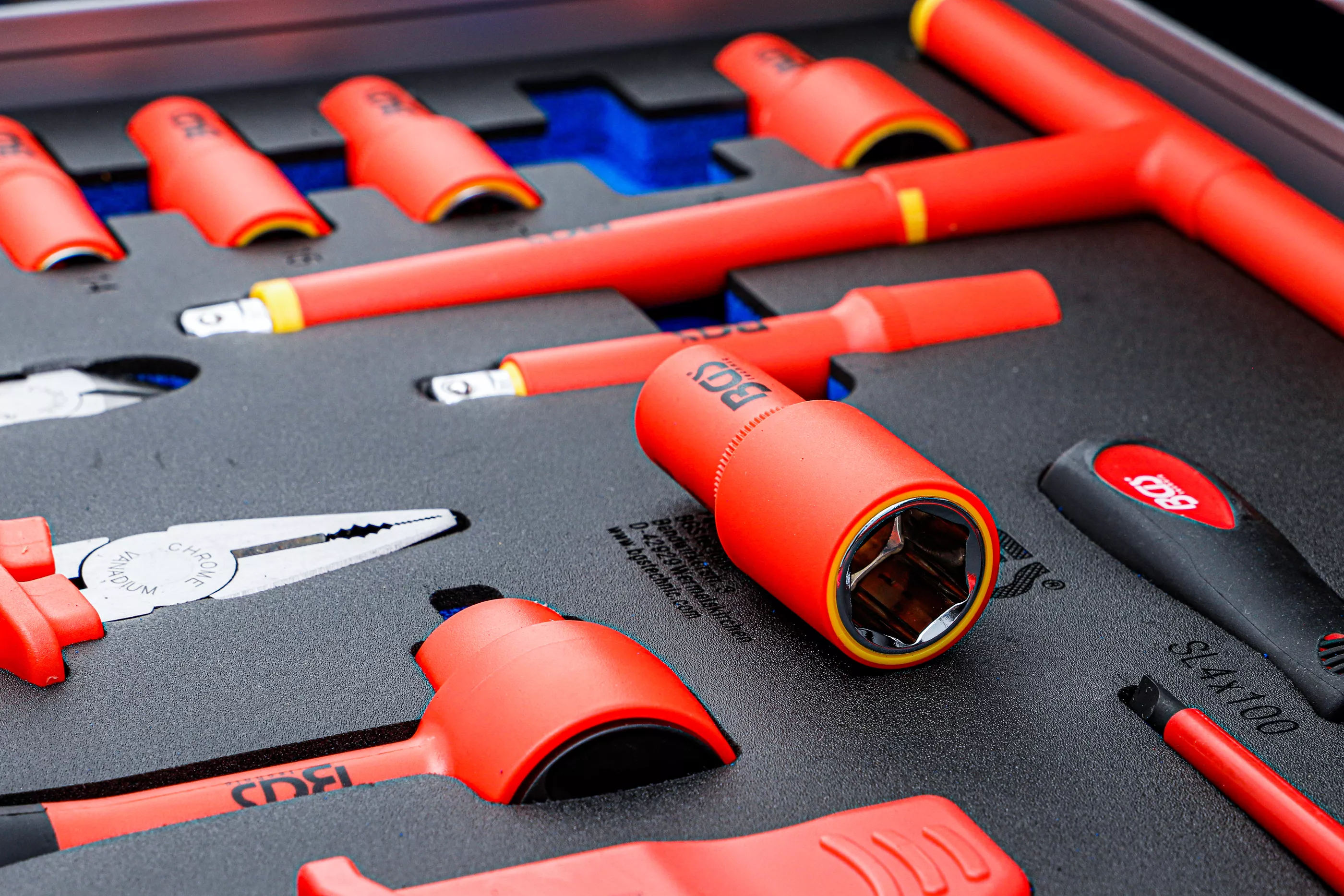 Suport organizator pentru carucior 3/3: Set chei tubulare VDE | 10 mm (3/8") | 26 piese [3]