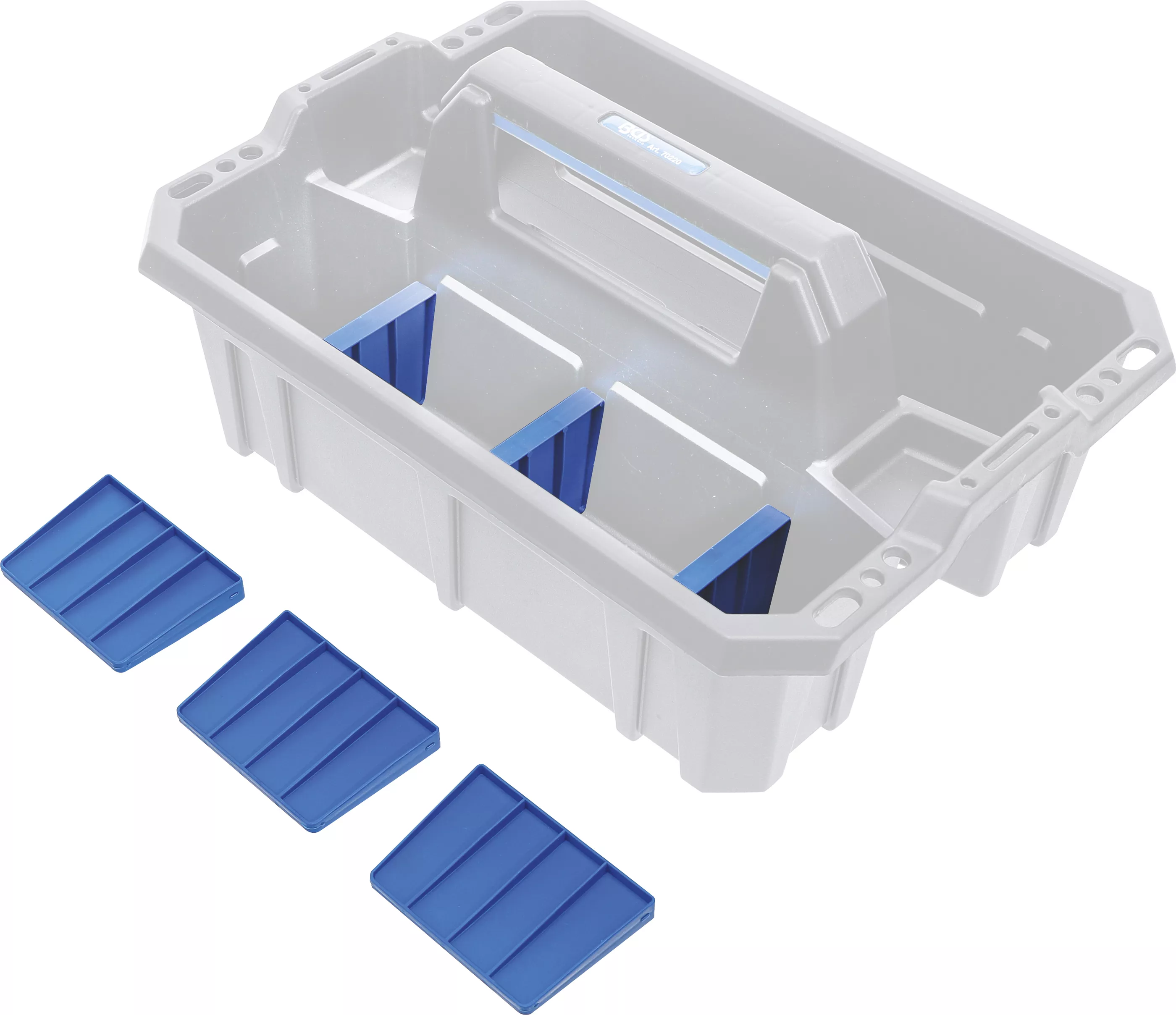 Nervura separare pentru cutie de transport unelte | material plastic | 6 piese [2]
