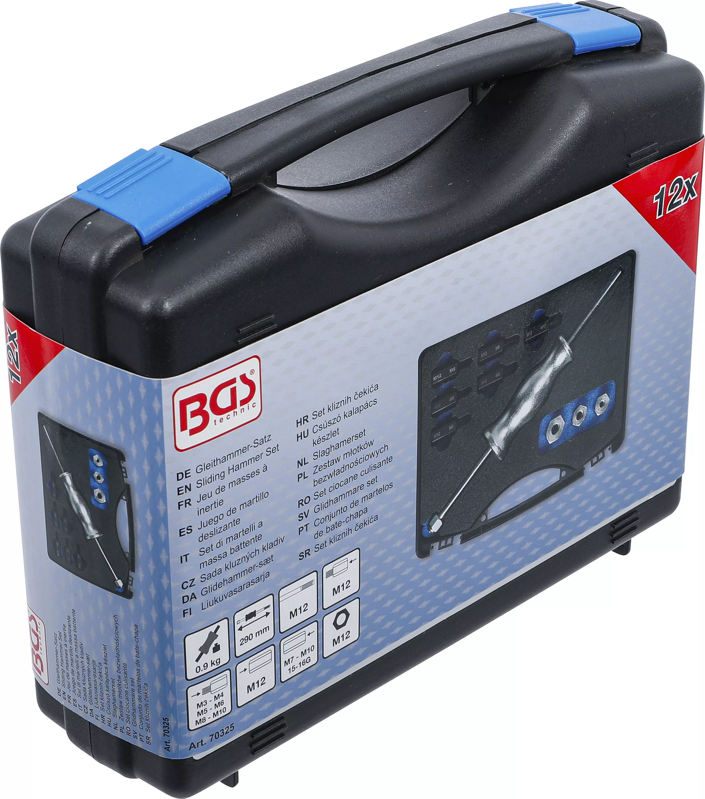 Set ciocane culisante | cu adaptoare filet | 12 piese [6]