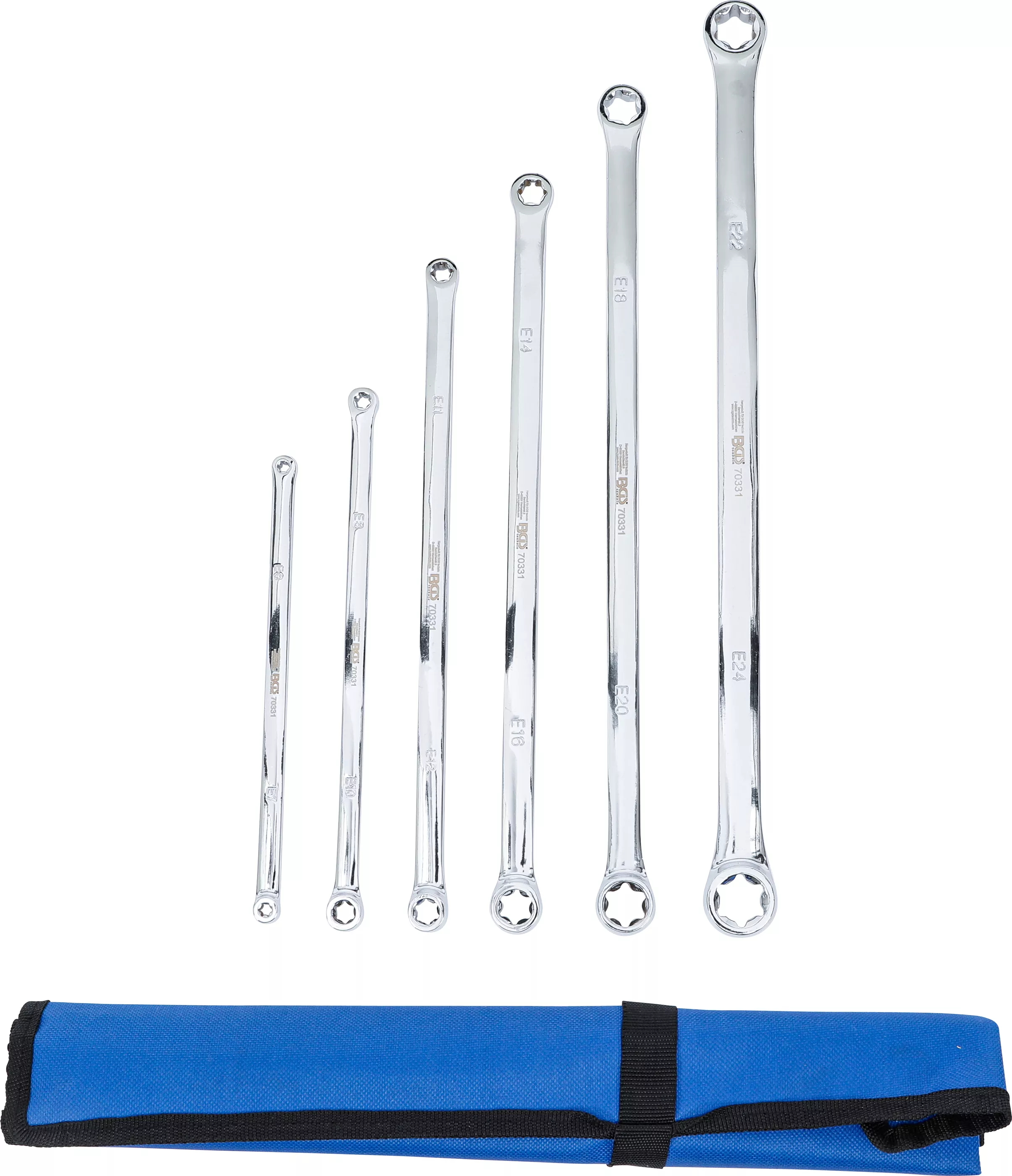 Set chei inelare duble cu capete Profil E | extra lung | E6 x E7 - E22 x E24 | 6 piese [3]