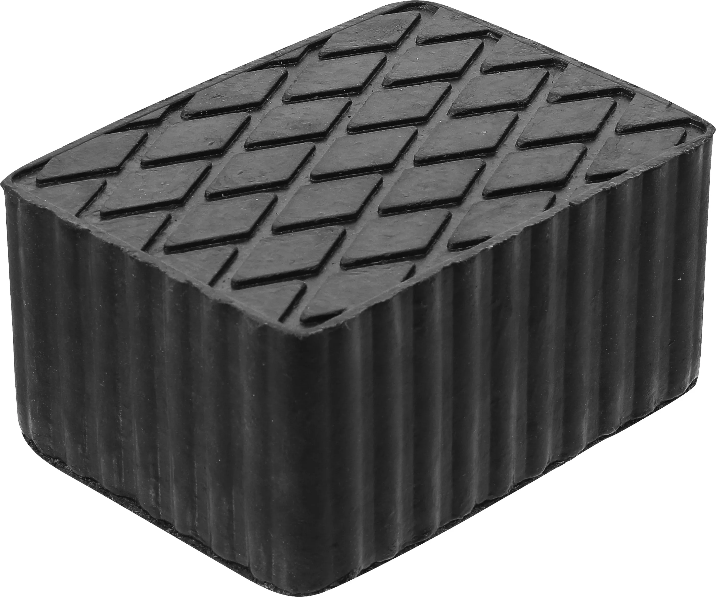 Cricuri & capre de susţinere - Tampon de cauciuc | pentru platforme elevatoare | 160 x 120 x 80 mm
