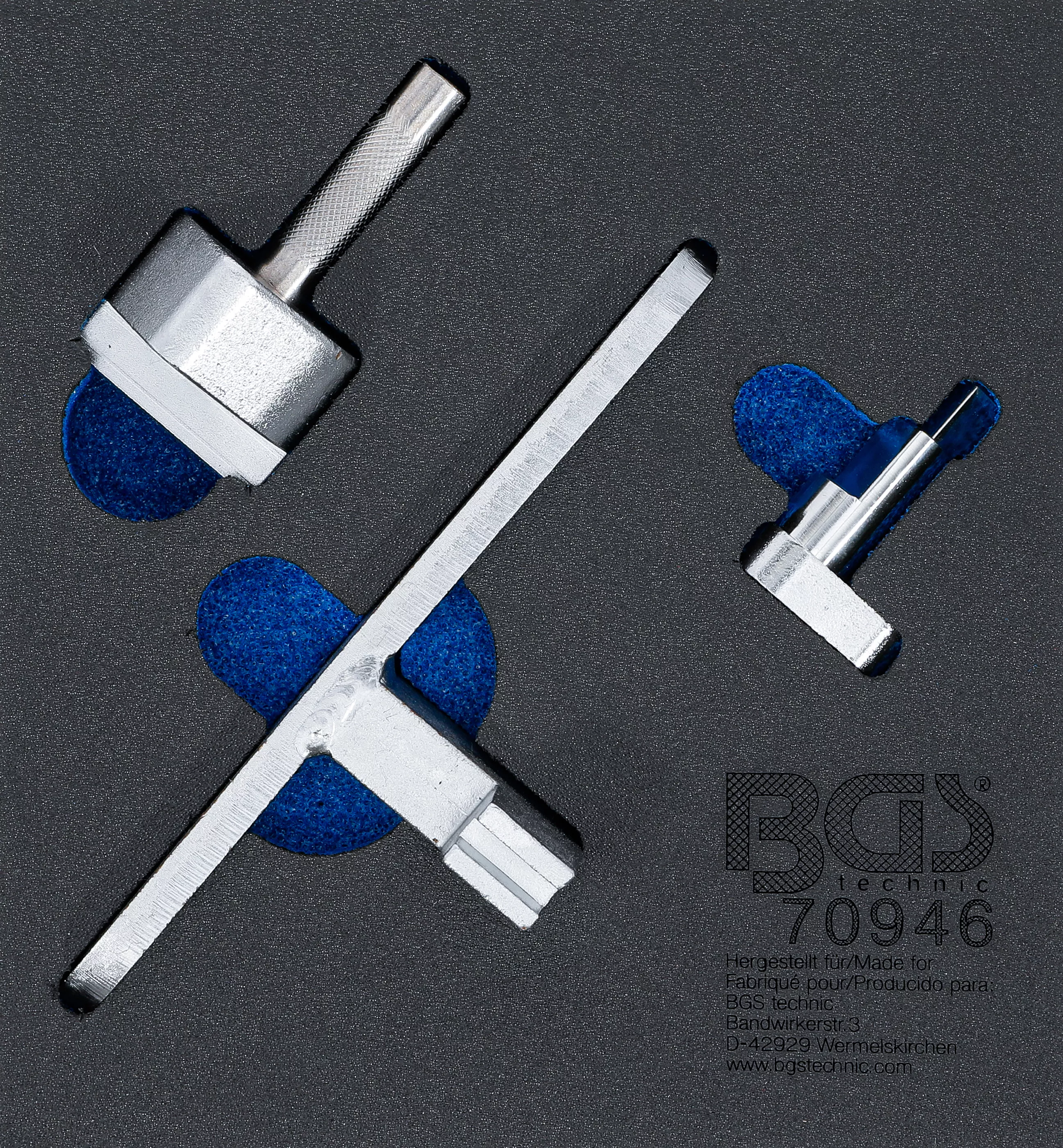 Cărucior atelier şi accesorii - Suport organizator pentru carucior 1/6: Set dispozitive reglare motor | pentru Land Rover, Jaguar 3.0, 5.0L Diesel